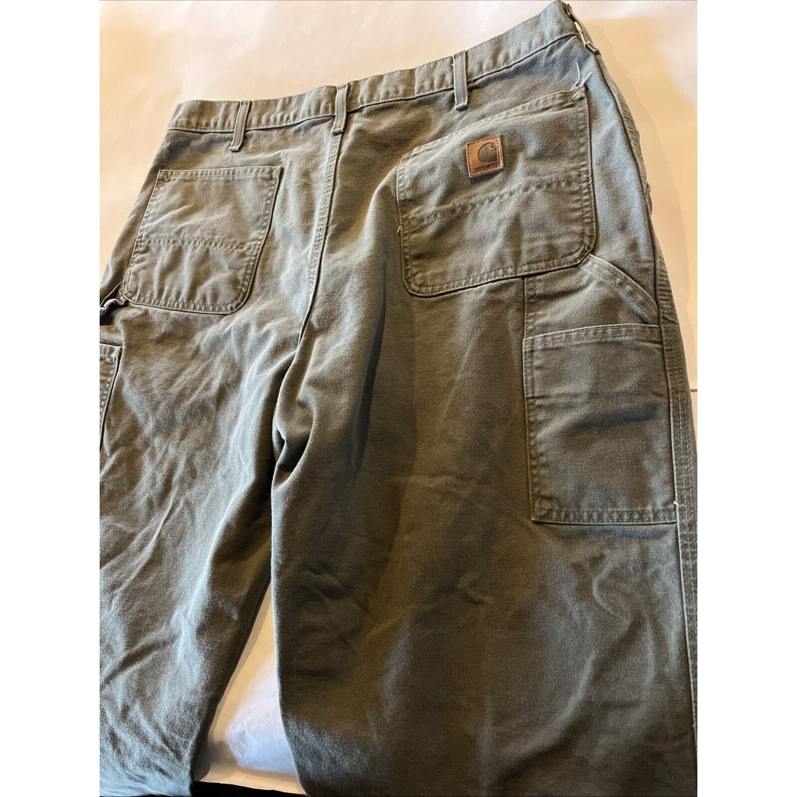 Carhartt Carhartt Men’s 38x31 Duck Canvas Carpenter Workwear Gray Size US 31 - 12 Thumbnail