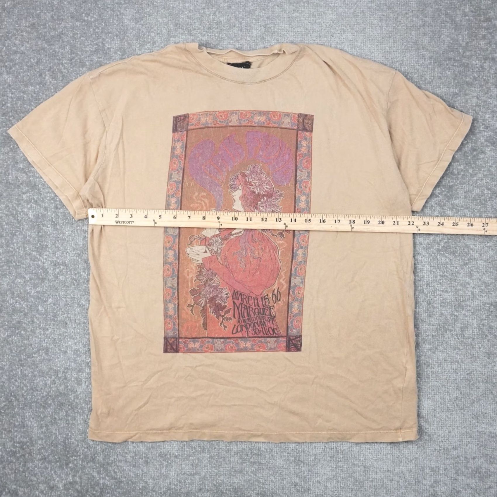 Vintage Pink Floyd Mens Medium Brown Short Sleeve T-Shirt Music Band Size US M / EU 48-50 / 2 - 4 Thumbnail