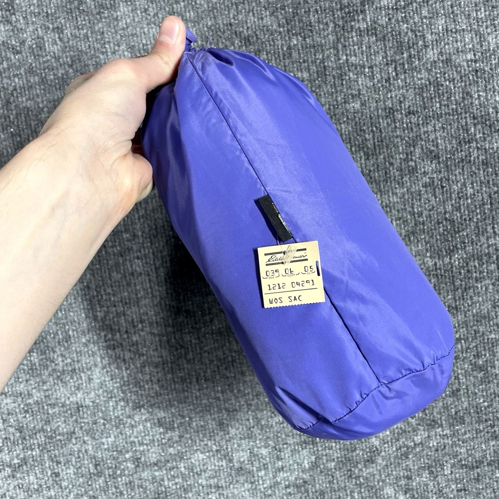 Eddie Bauer VINTAGE Eddie Bauer Sac Jac Packable Jacket Womens Large Purple Windbreaker NWT Size L / US 10 / IT 46 - 3 Thumbnail