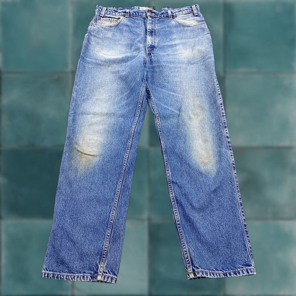 Levi's VINTAGE Levi's 540 Jeans Mens 38x32 Blue Orange Tag Straight Jeans Mens 38 Blue 540 Levi's Size US 38 / EU 54 - 1 Thumbnail