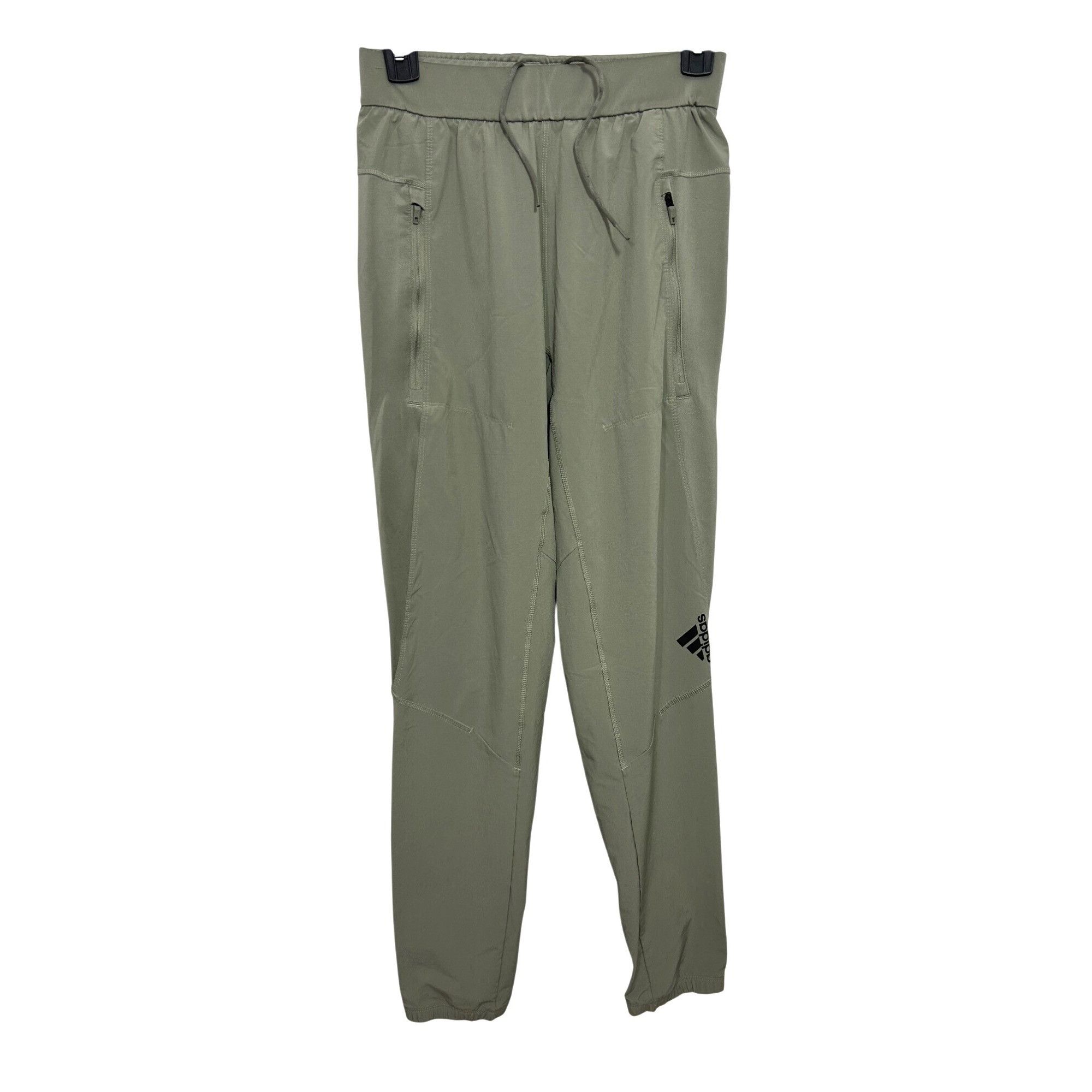 Adidas Adidas Womens Joggers S Sage Green Logo AEROREADY Drawstring Size 25" / US 0 / IT 36 - 1 Thumbnail