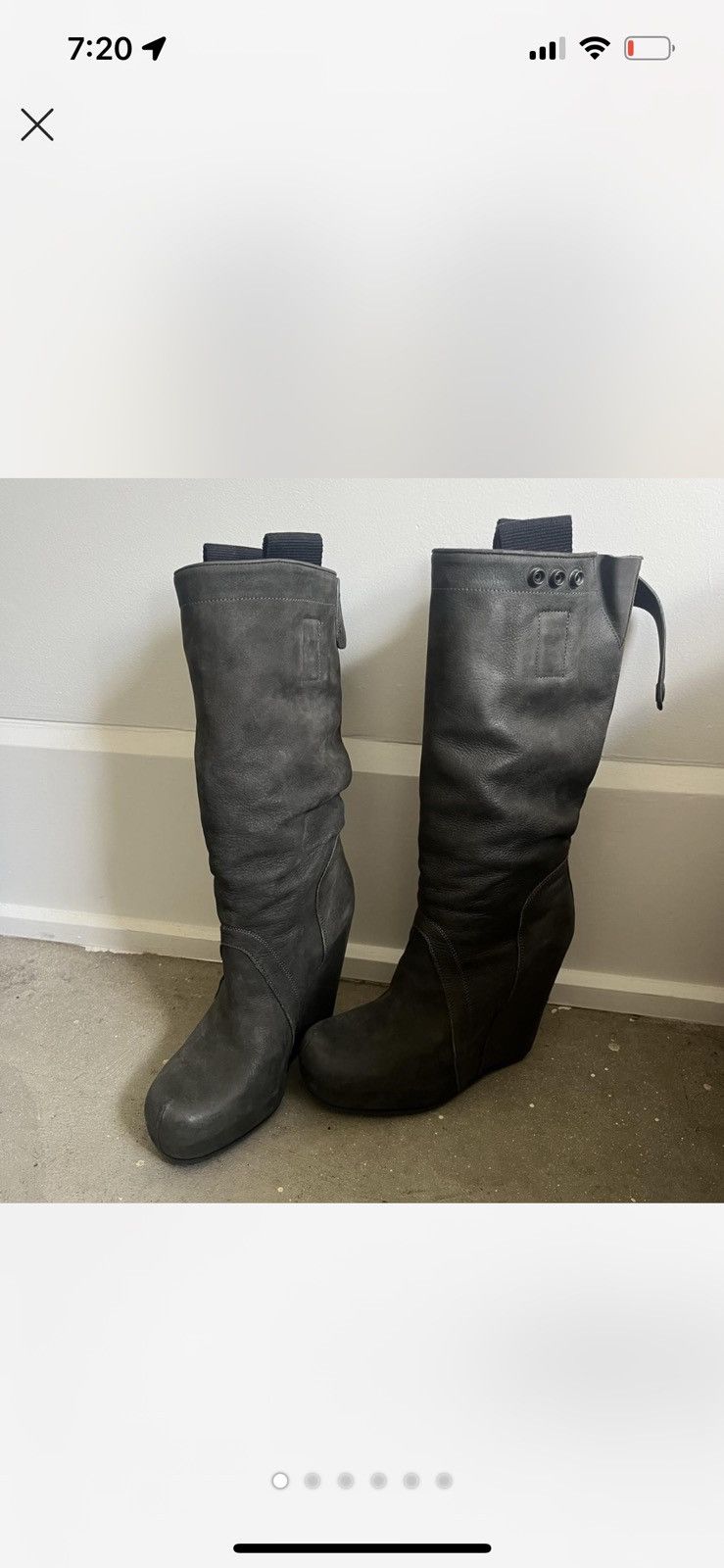 Rick Owens Rick Owens women’s Boots Size US 8.5 / IT 38.5 - 4 Thumbnail