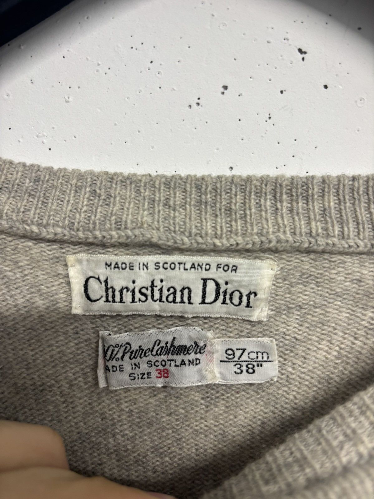 Dior Christian Dior cashmere sweater Size S / US 4 / IT 40 - 3 Thumbnail