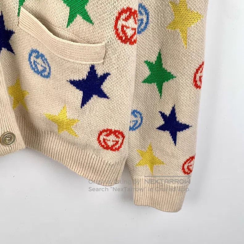 Gucci Gucci Multi-colour five-pointed star double G inlaid wool Size M / US 6-8 / IT 42-44 - 4 Thumbnail