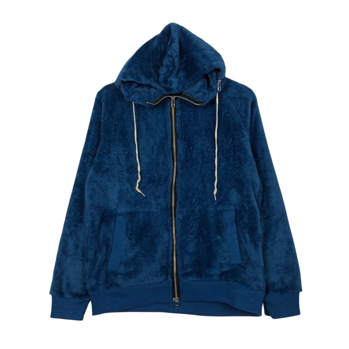 Beams Plus 📌Rich Blue Vintage Zipper Fleece Jacket Beams Heart Size US M / EU 48-50 / 2 - 2 Thumbnail