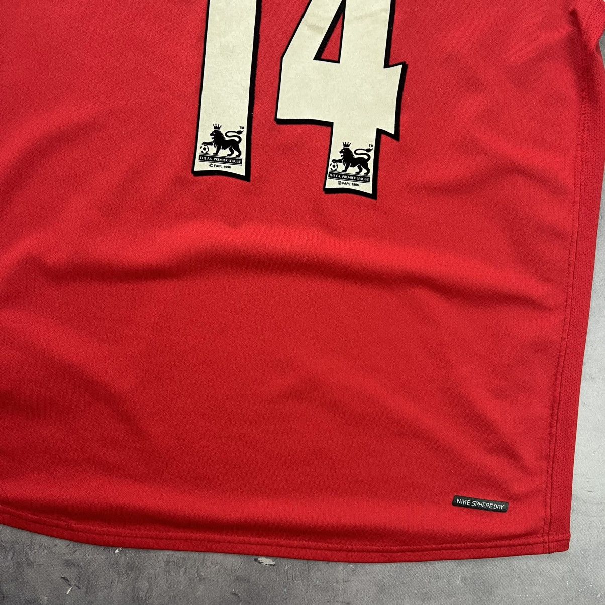 Other Rare! Parry 14 Nike Arsenal Soccer Jersey Shirt 00s Size US M / EU 48-50 / 2 - 23 Thumbnail