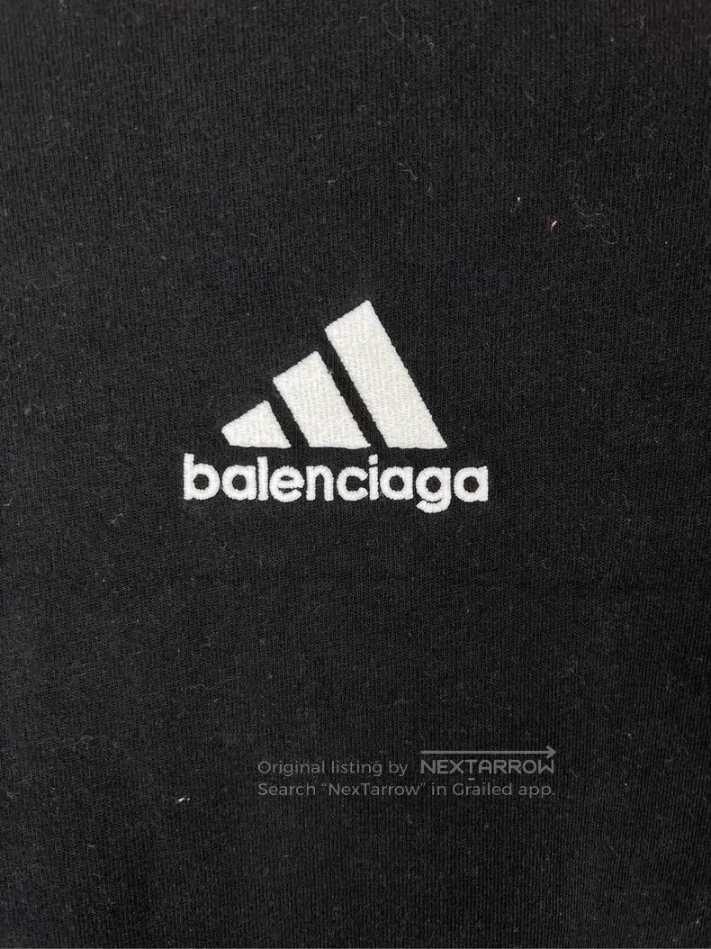 Balenciaga Balenciaga Adidas Three Leaf Clover Black and Red Patchwor Size US XXS / EU 40 - 3 Thumbnail