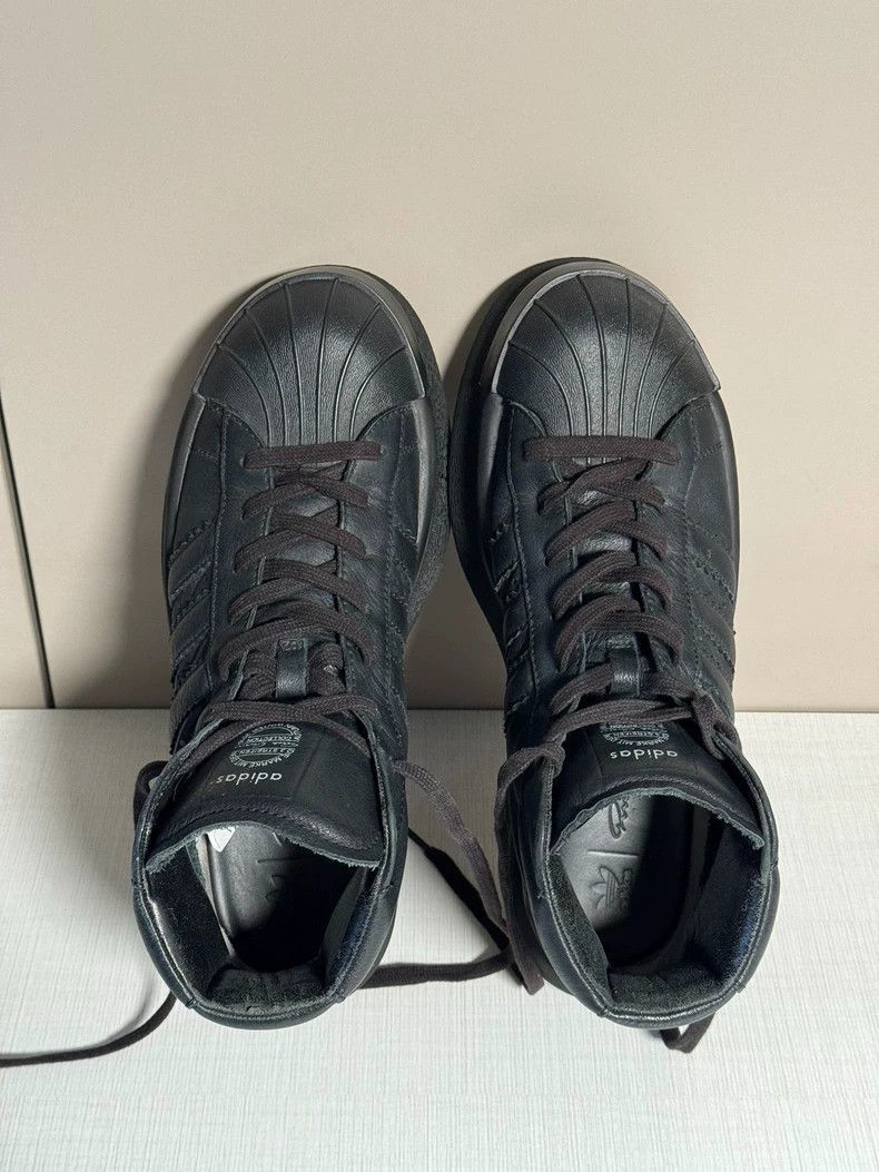 Rick Owens adidas rick owens shell toe sneakers-2508 Size US 5 / EU 37 - 6 Thumbnail