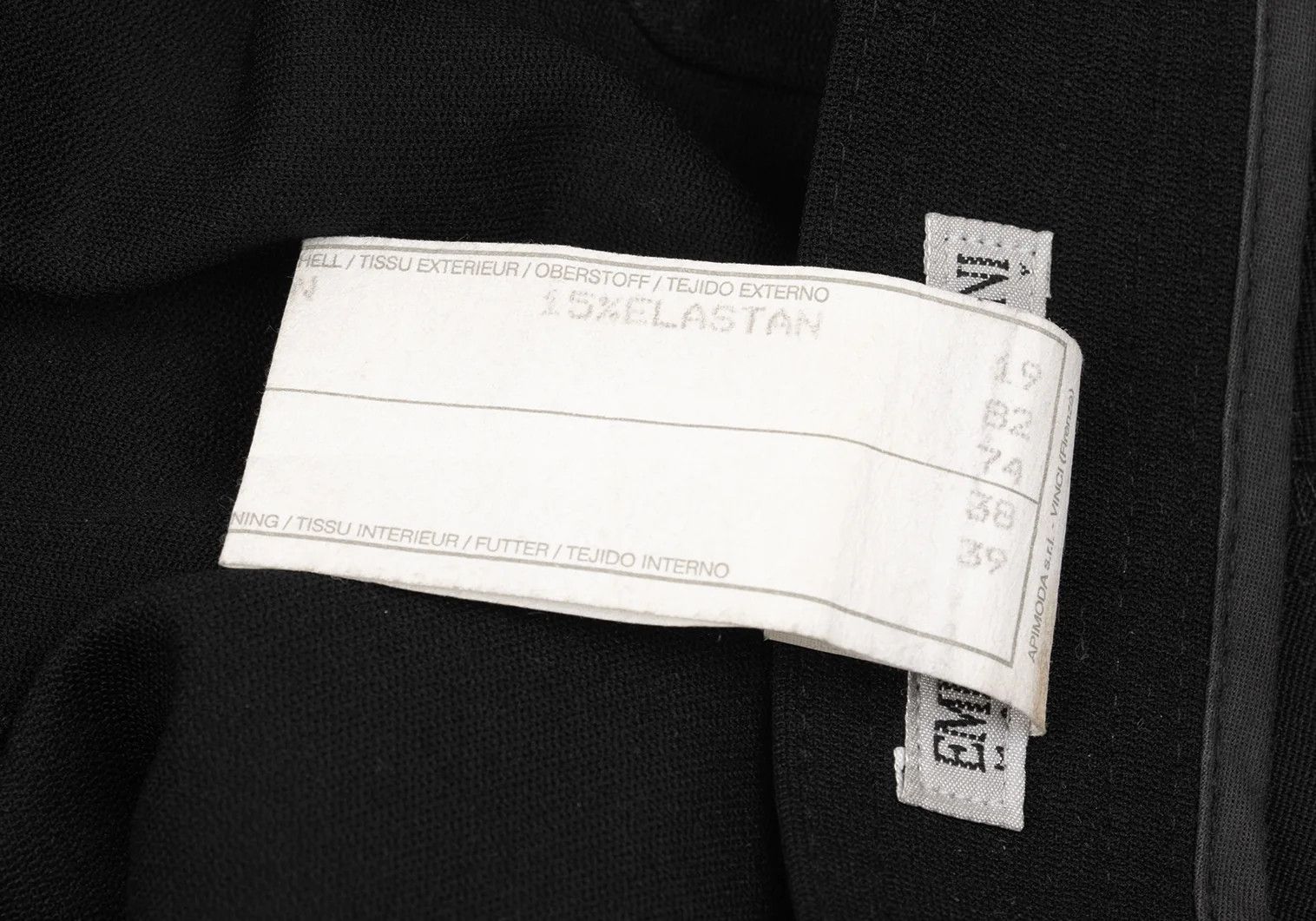 Emporio Armani Nylon Stretch Straight Pants in Black Size 46 Size US 30 / EU 46 - 15 Thumbnail