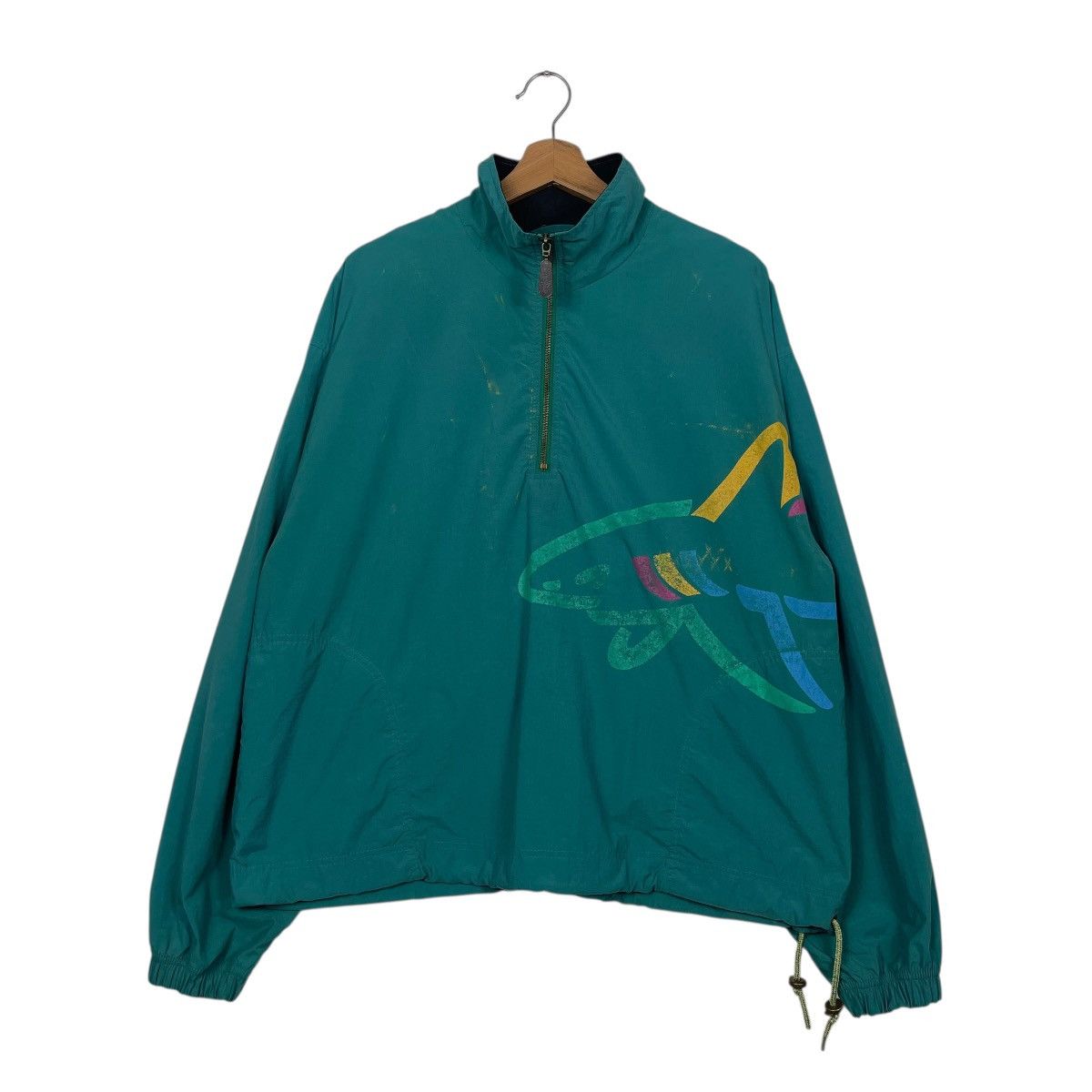 Japanese Brand Vintage 90s Greg Norman Surfing Halfzip Light Jacket Size US S / EU 44-46 / 1 - 1 Thumbnail