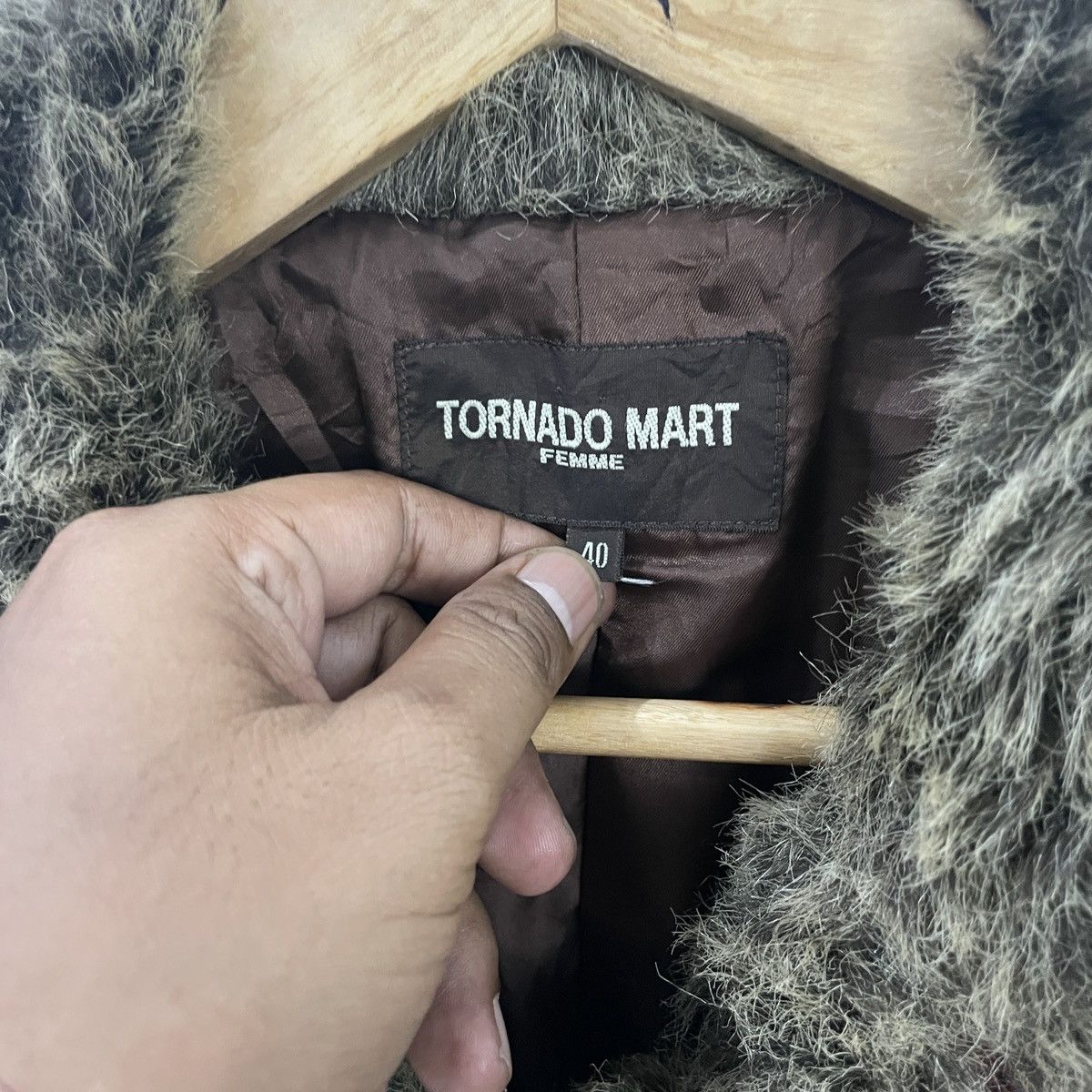 Tornado Mart Vintage Tornado Mart Fur Jacket Size L / US 10 / IT 46 - 6 Thumbnail