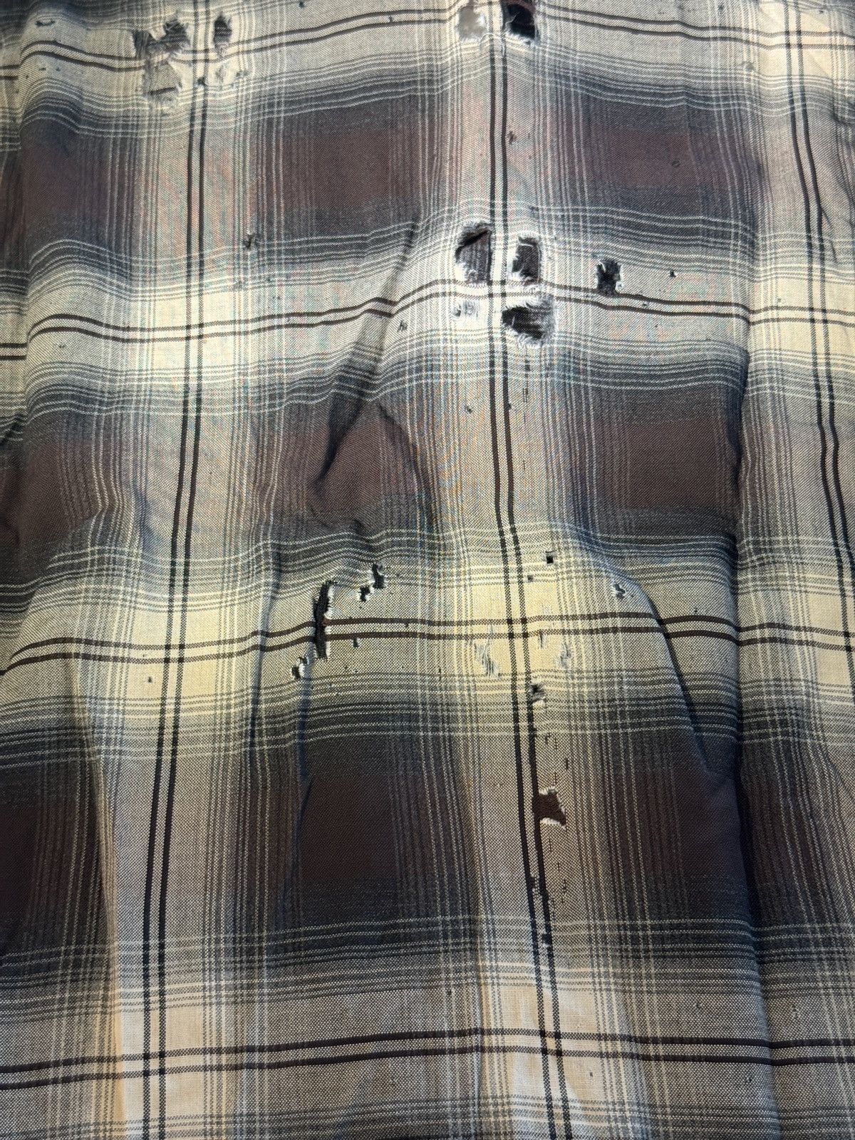 Other *RARE* VINTAGE 70s 80s RAYON COTTON FLANNEL SHIRT THRASHED Size US L / EU 52-54 / 3 - 17 Thumbnail
