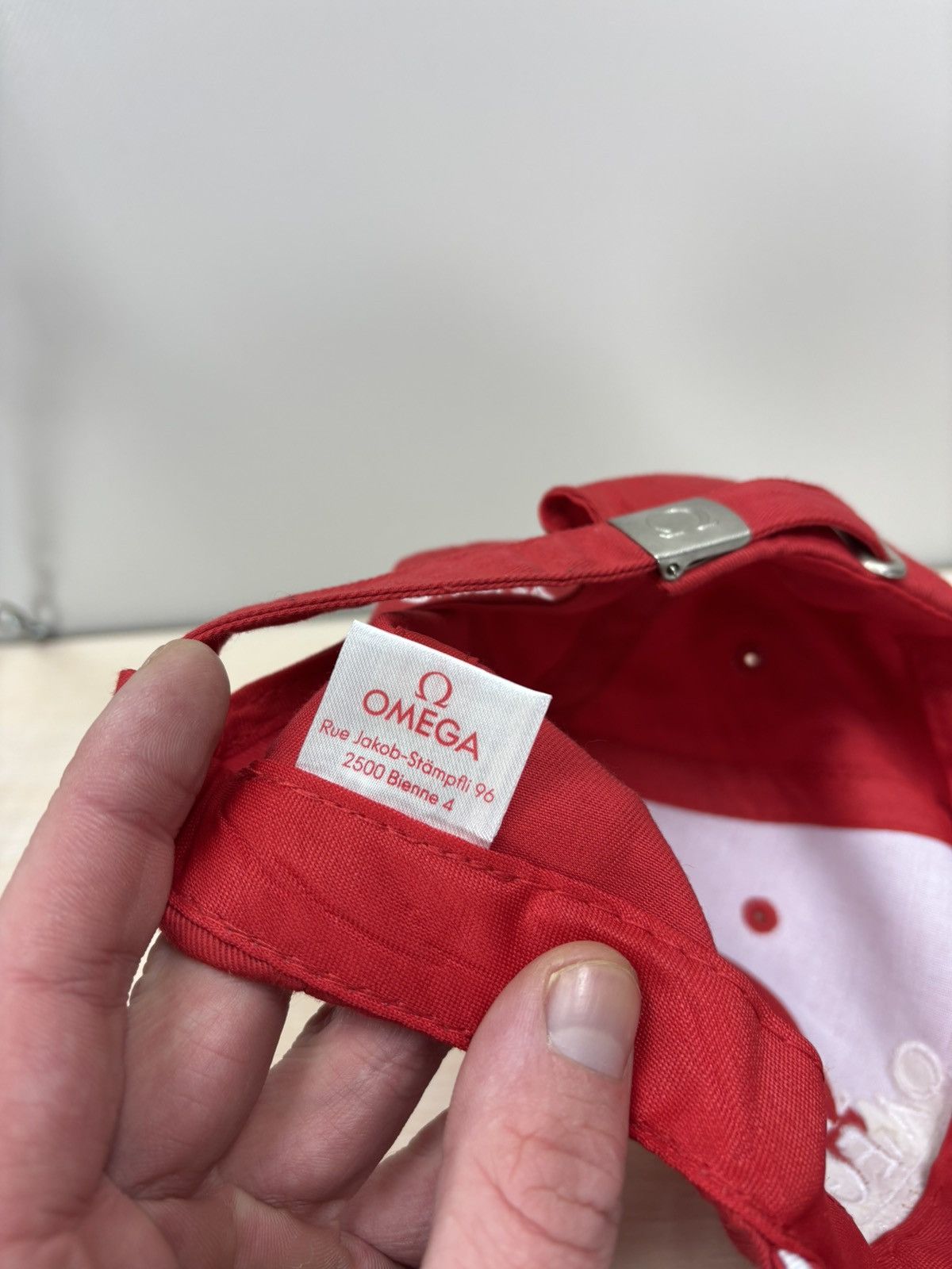 Omega Mens cap Omega Color Red Size ONE SIZE - 8 Thumbnail