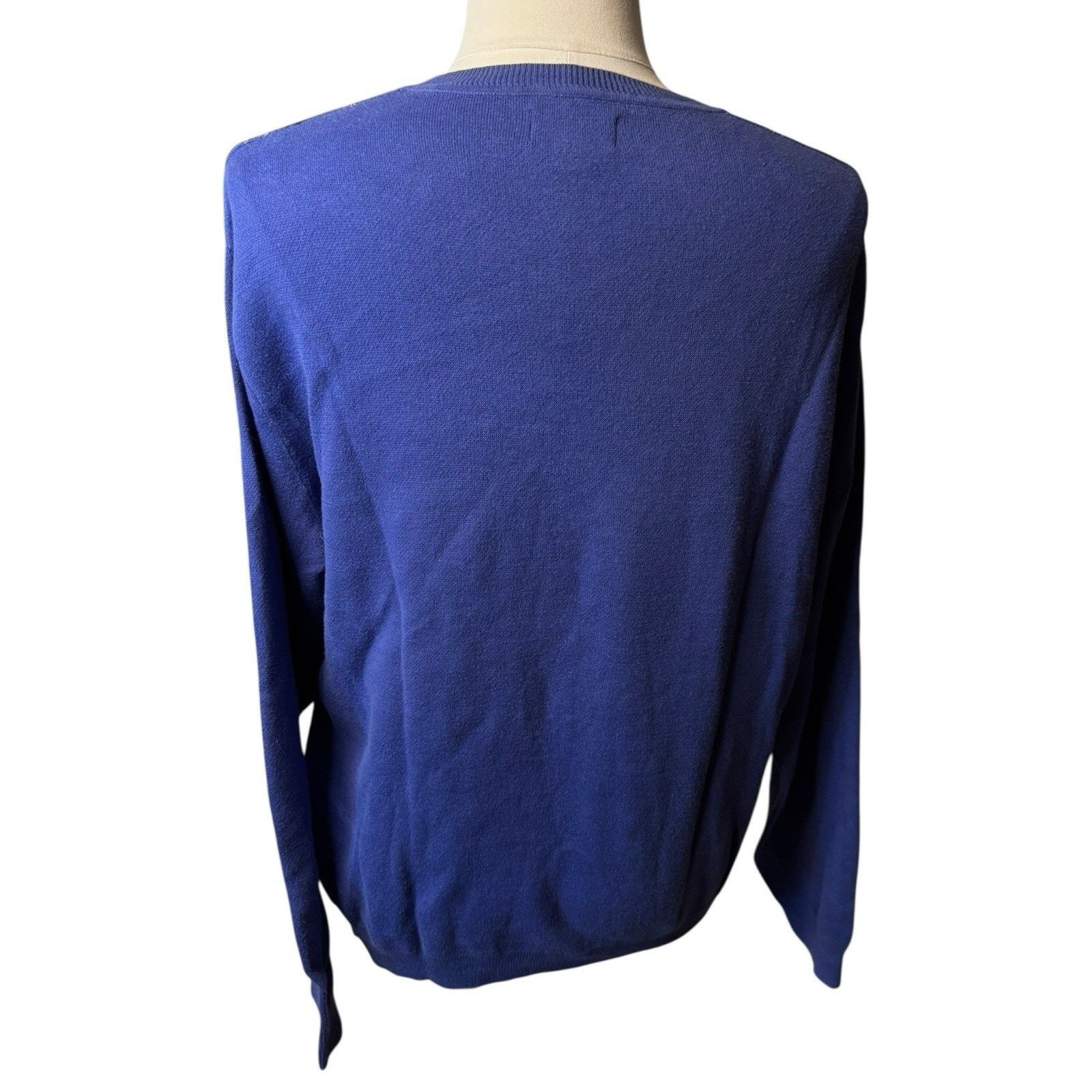 Other Payne Stewart Golf Sweater Purple Argyle V-Neck Cotton Size US L / EU 52-54 / 3 - 4 Thumbnail