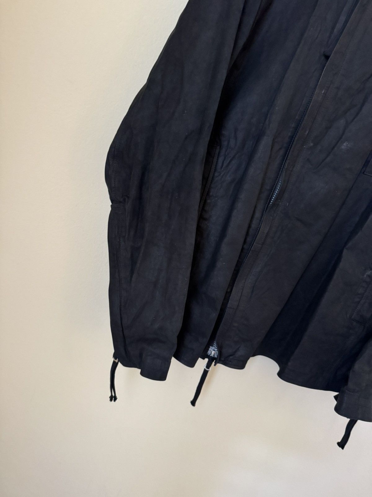 Boris Bidjan Saberi Boris Bidjan Saberi J5 Leather Jacket Black XL Size US XL / EU 56 / 4 - 2 Thumbnail