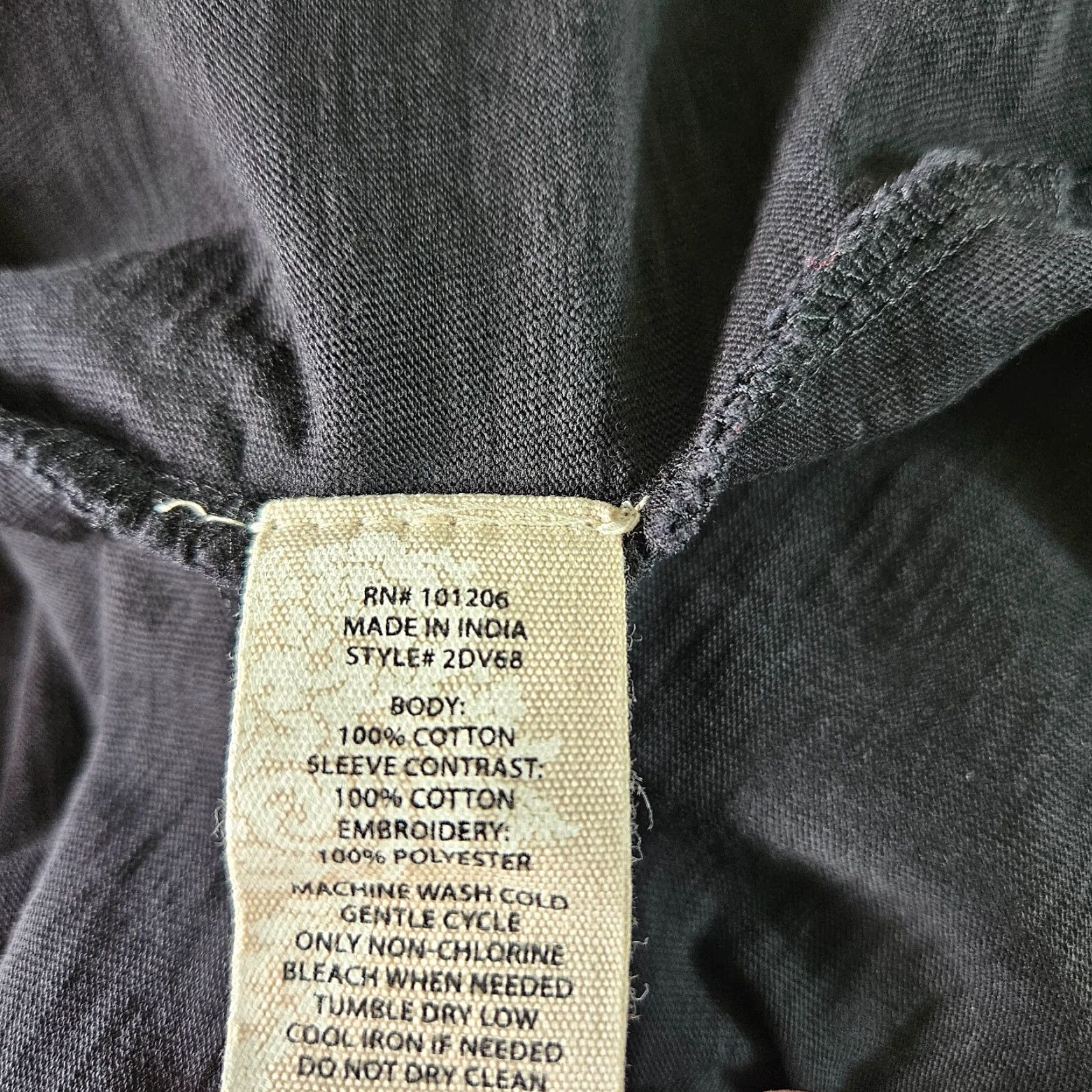Soft Surroundings Soft Surroundings Womens Top Shirt Womens L Black Solid Embroidered Short Sleeve Cap 25" Length 20.5" Width Size L / US 10 / IT 46 - 4 Thumbnail