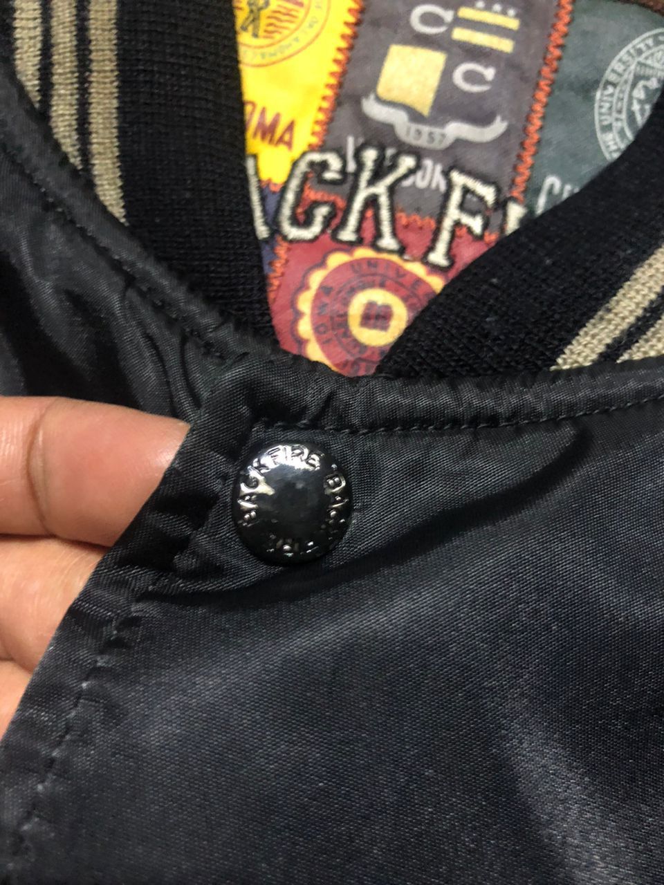 Sports Specialties Vintage Back Fire Men's Sport Bomber Jacket Size US L / EU 52-54 / 3 - 14 Thumbnail