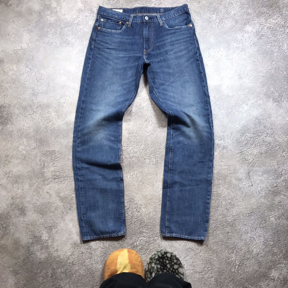 Vintage Vintage 90s Levis Thrashed Distressed Baggy Jeans Grunge 31 Size US 31 - 3 Thumbnail