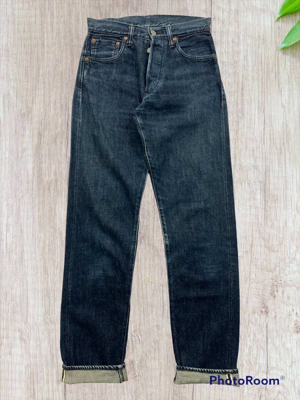 Evisu Vintage 2000s Evisu Pink Seagull Embroidery Selvedge Jeans Size US 26 / EU 42 - 2 Thumbnail
