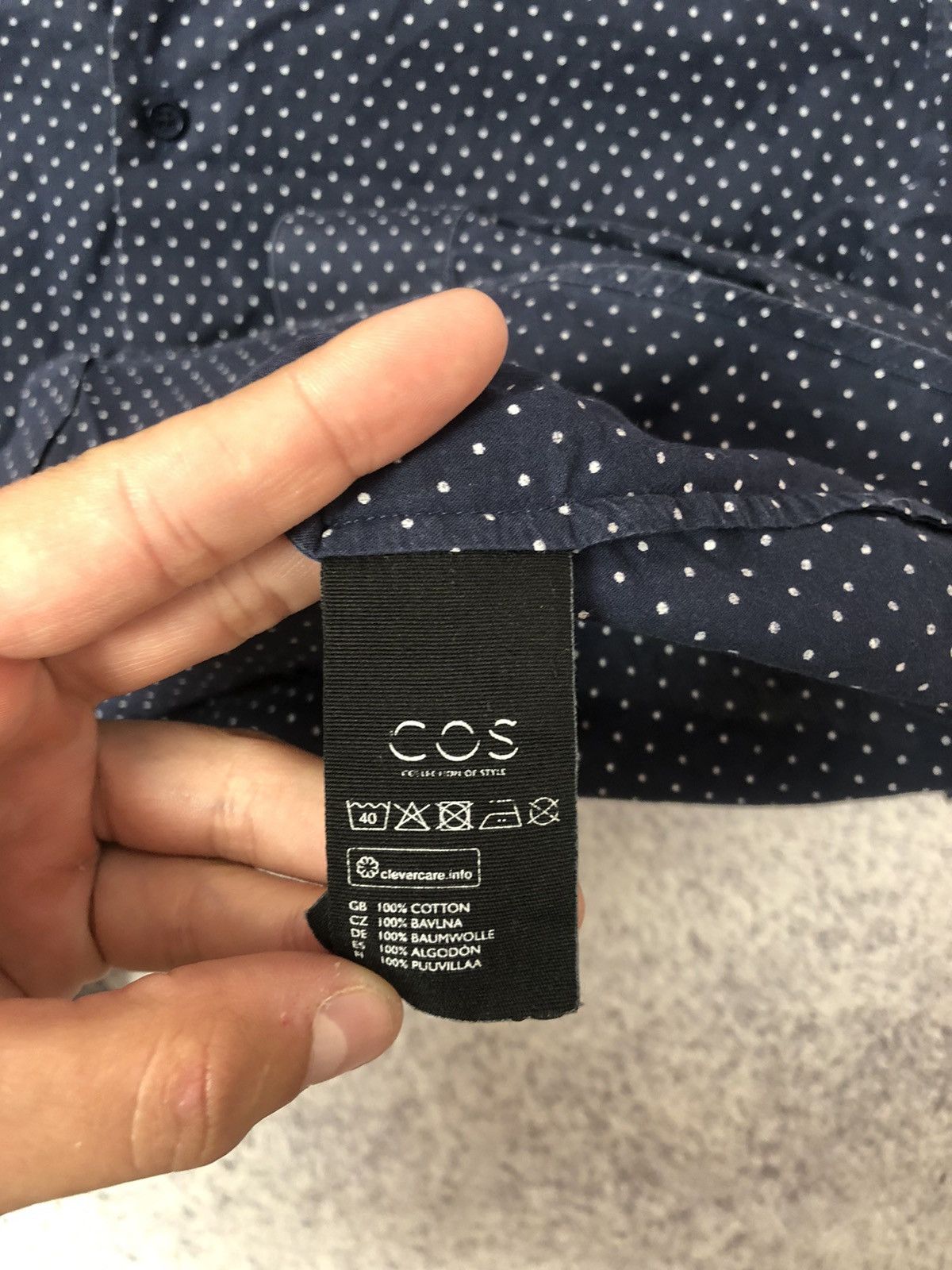 Japanese Brand Men’s shirt COS size m y2k japan casual Ykk Size US M / EU 48-50 / 2 - 6 Thumbnail