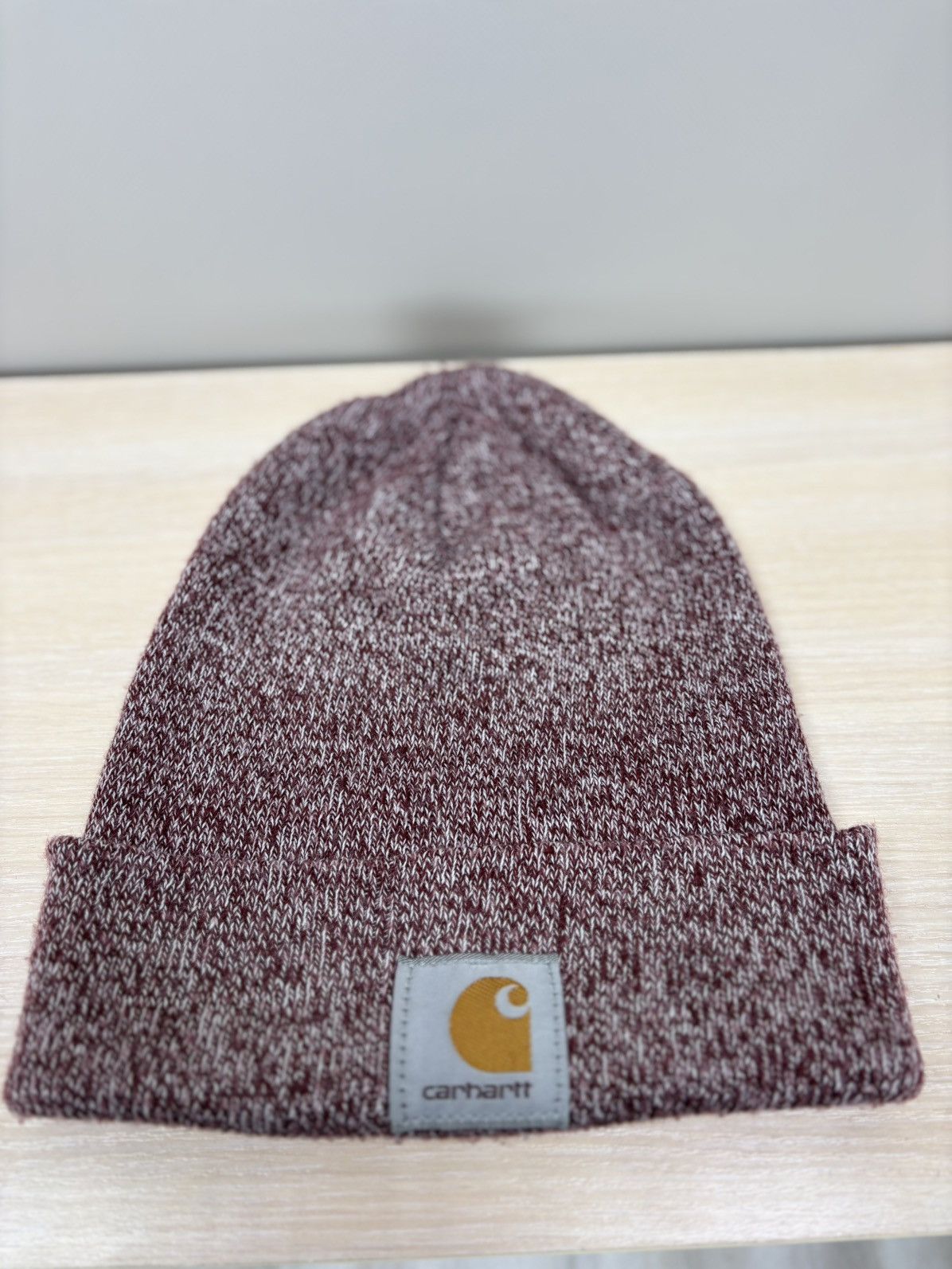 Carhartt Hat beanie Carhartt Color Burgundy Size ONE SIZE - 3 Thumbnail
