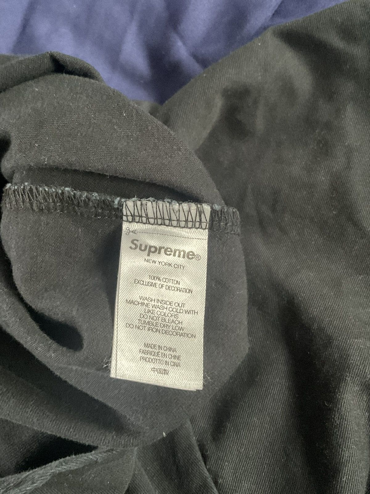 Supreme × Timberland Supreme Timberland baseball jersey black Size US S / EU 44-46 / 1 - 5 Thumbnail
