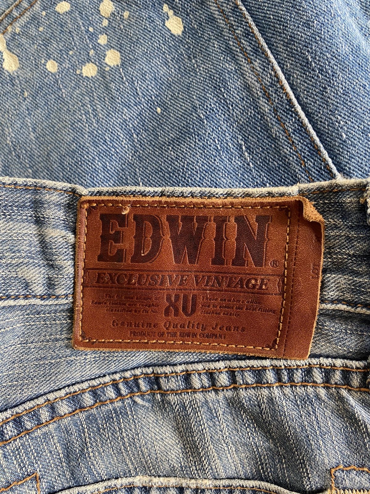 Edwin × Japanese Brand Japanese Brand Edwin Distressed Patchwork Design Denim Size US 30 / EU 46 - 18 Thumbnail