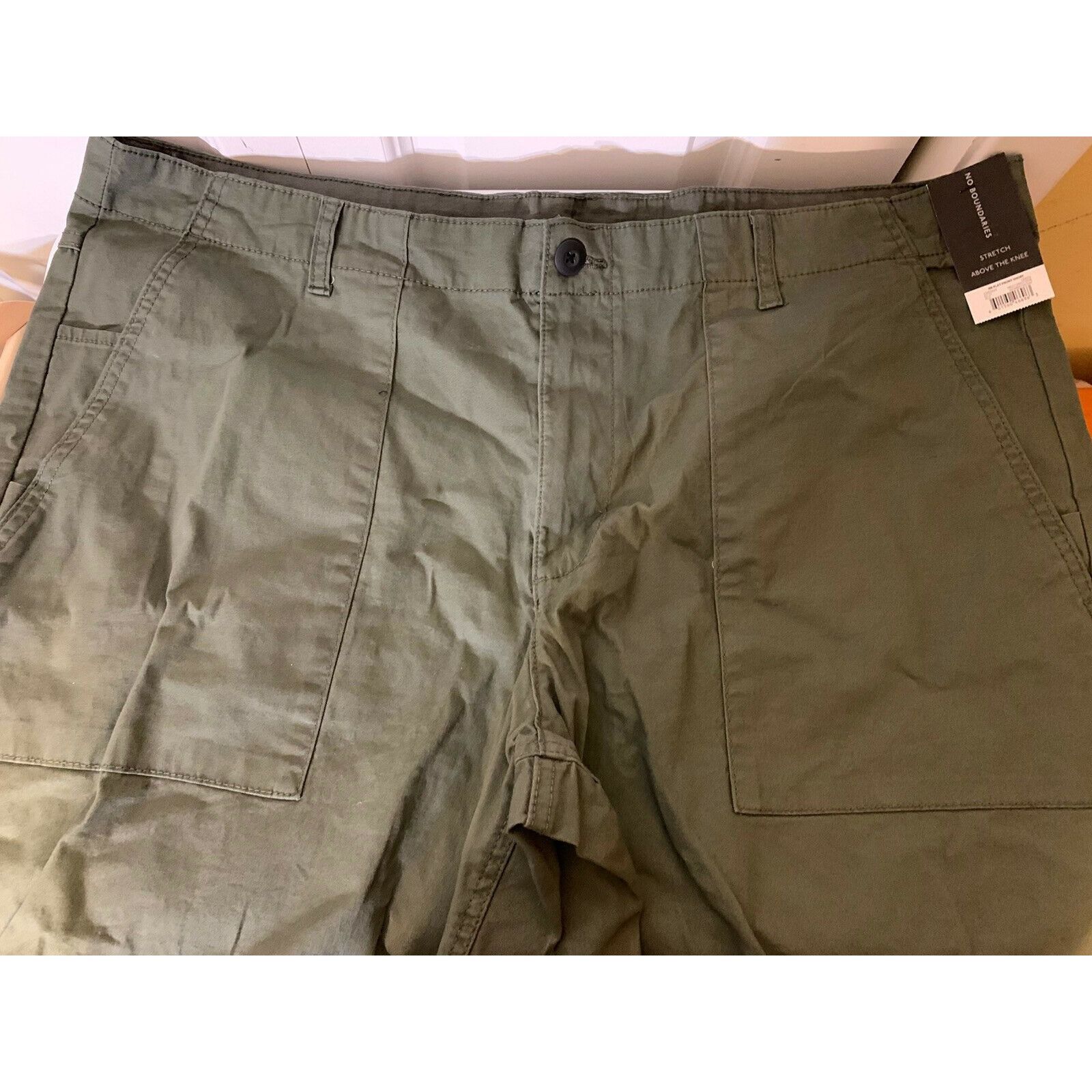 Other New No Boundaries Men's Sz 44 Green Stretch Flat Front Short Size US 44 / EU 60 - 3 Thumbnail