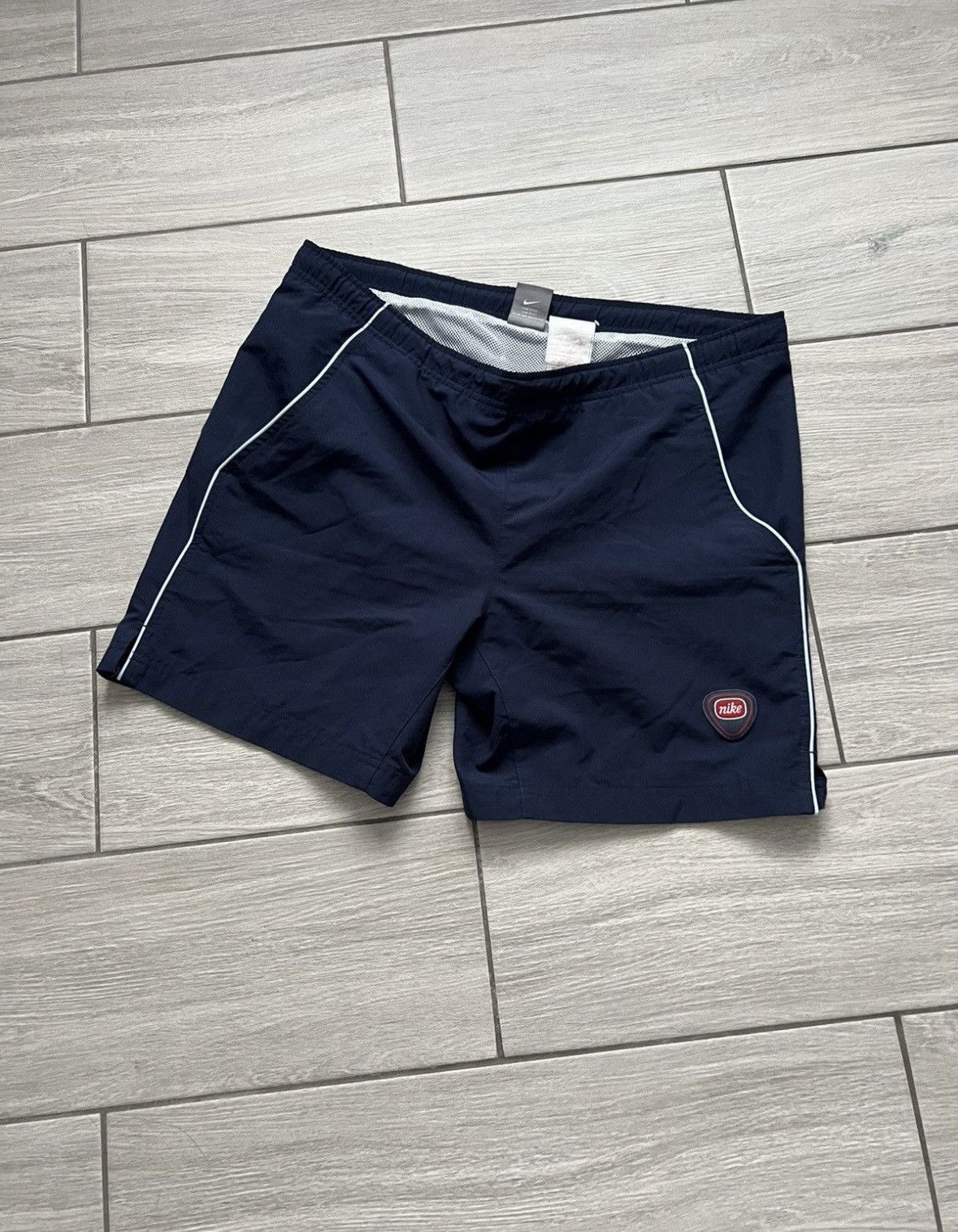 Nike Nike vintage Shorts Y2k Drill Blue Size US 32 / EU 48 - 3 Thumbnail