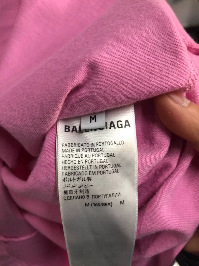 Balenciaga Balenciaga Pink graffiti short sleeve Size US M / EU 48-50 / 2 - 3 Thumbnail