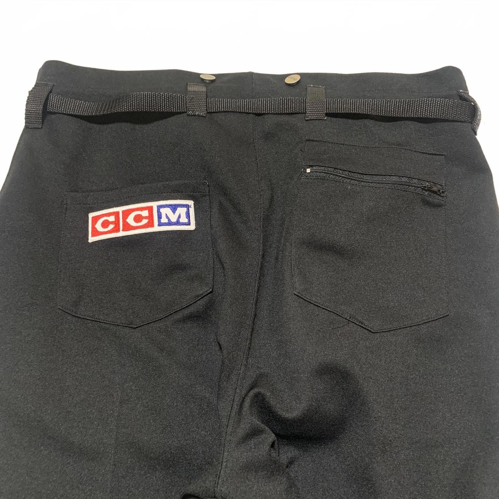 Ccm Vintage CCM Hockey Referee Pants Size M Black Canada Size US 32 / EU 48 - 2 Thumbnail