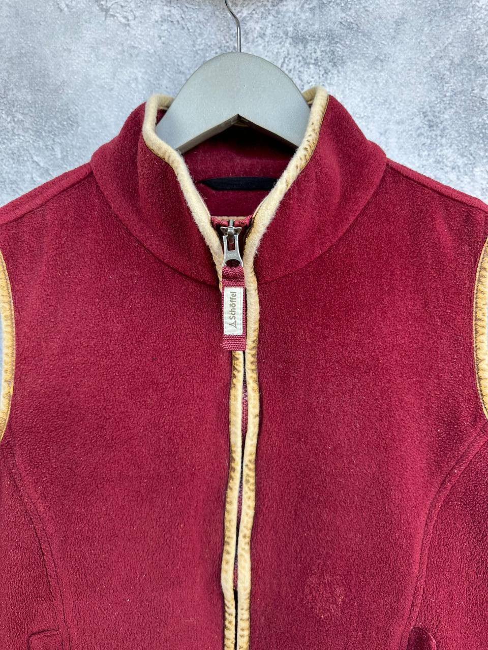 Other Schoffel Lyndon II Fleece Gilet in Claret Full Zip Vest Red Size S / US 4 / IT 40 - 4 Thumbnail