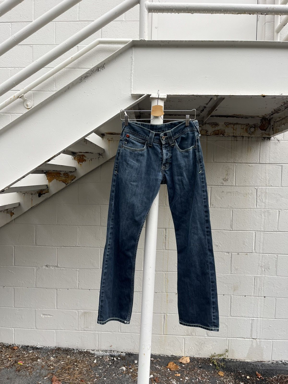 Evisu Jade painted Evisu denim jeans Size US 31 - 5 Thumbnail