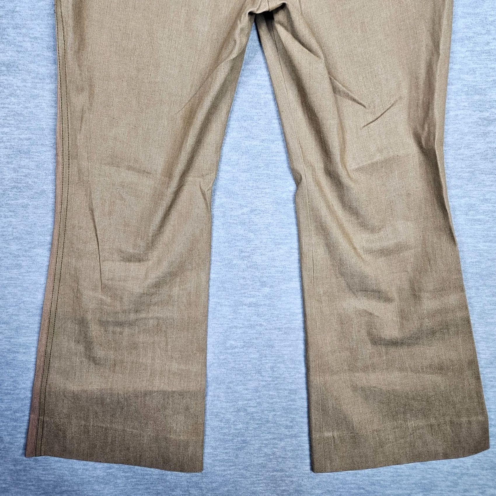 Vintage Derek Lam 10 Crosby Jeans Womens Cropped Flared Denim Size 4 Brown Cotton/spandex Regular Fit Vintage No Size 27" / US 4 / IT 40 - 7 Thumbnail