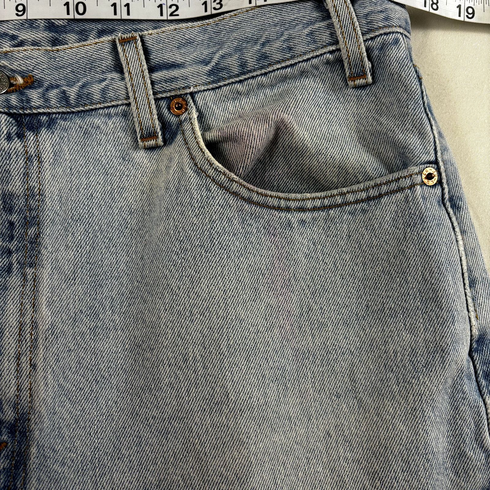 Levi's Levi's 505 Men's Sz 36x30 Blue Regular Fit Straight Leg 100% Size US 36 / EU 52 - 7 Thumbnail