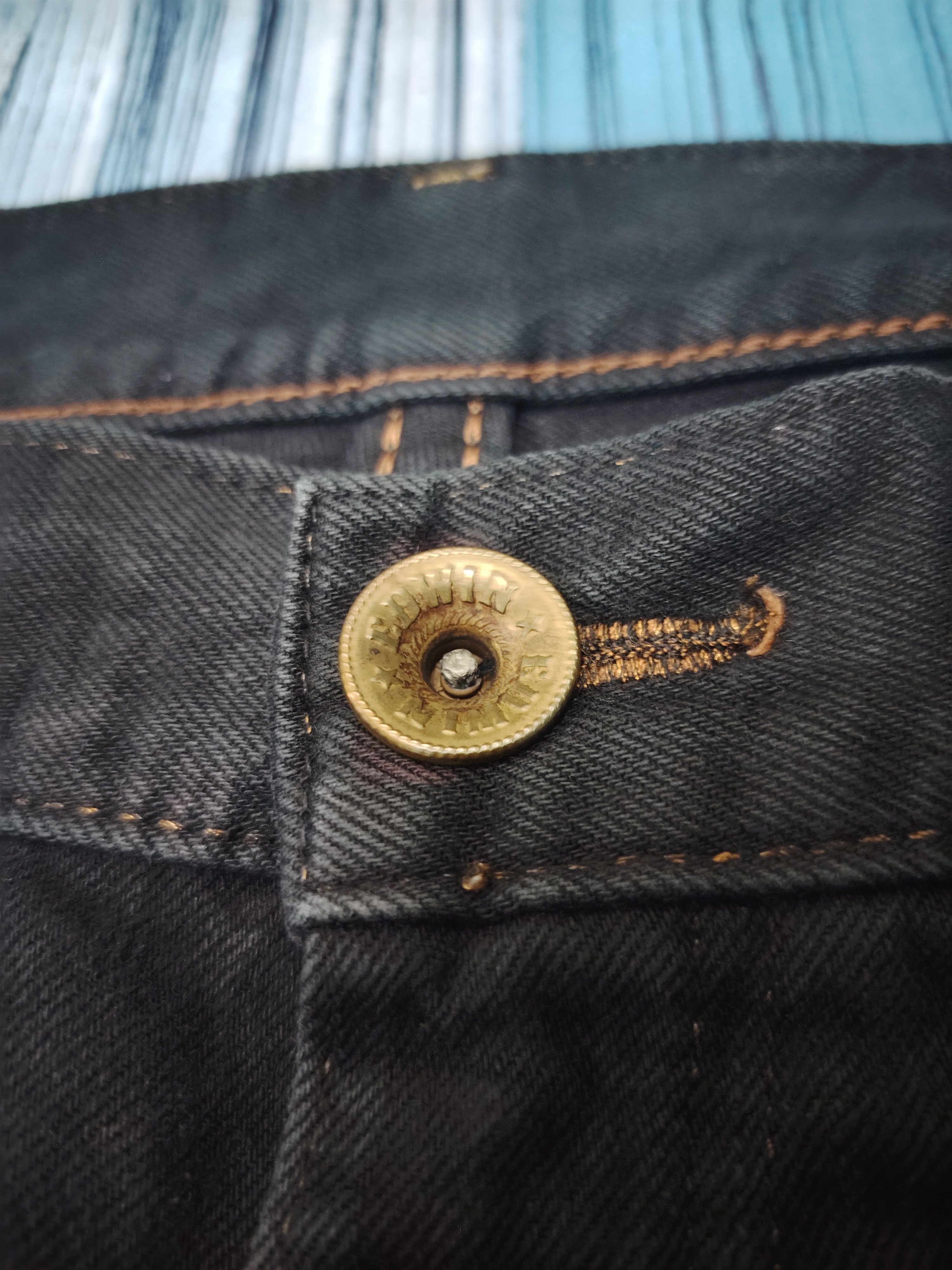 Who Decides War Japanese Edwin Exclusive Vintage flared Jeans Size US 31 - 4 Thumbnail