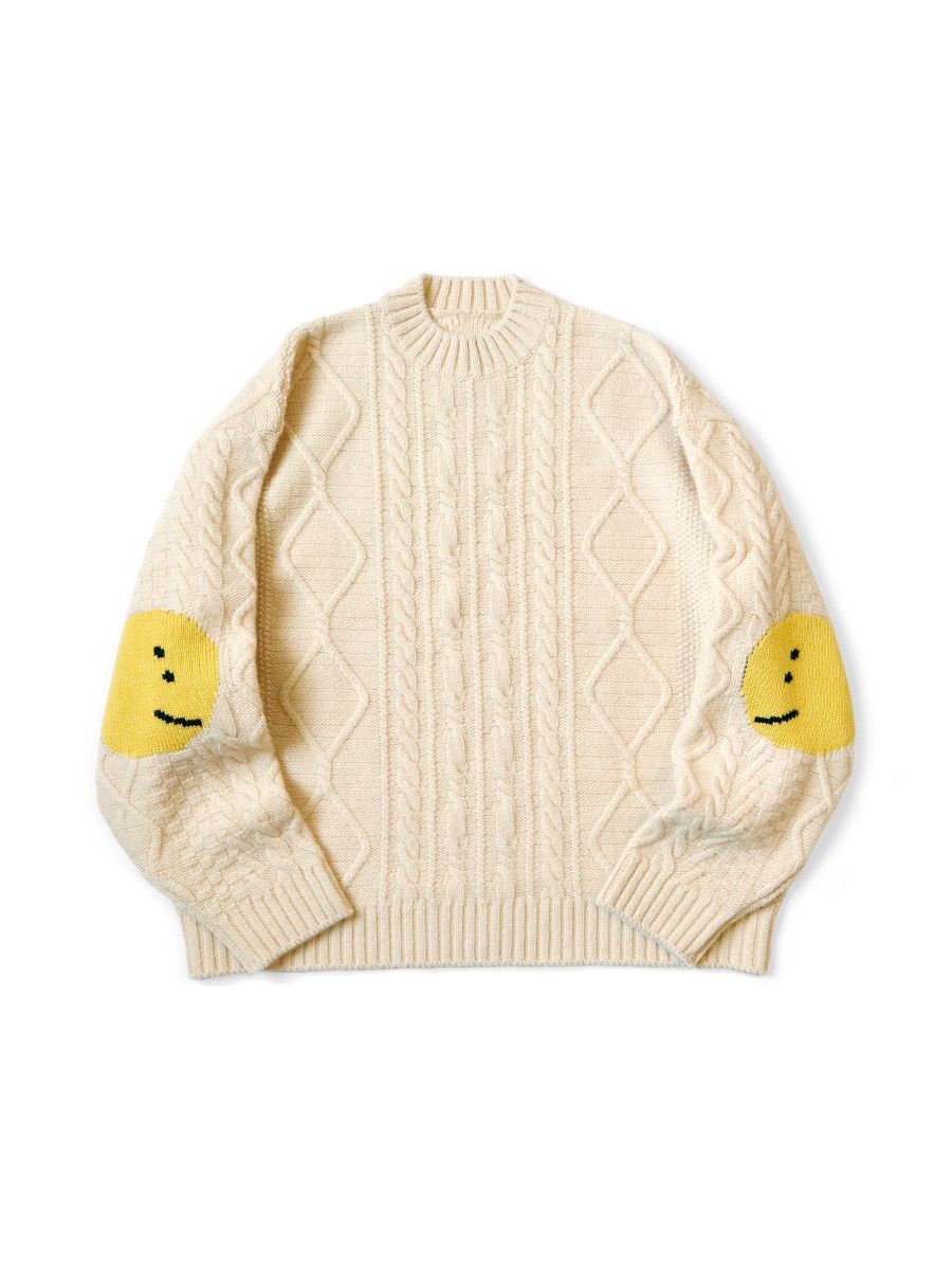 Kapital Kapital 5G Wool Cable Knit PROFILE RAINBOWY Patch Sweater Size US L / EU 52-54 / 3 - 3 Thumbnail