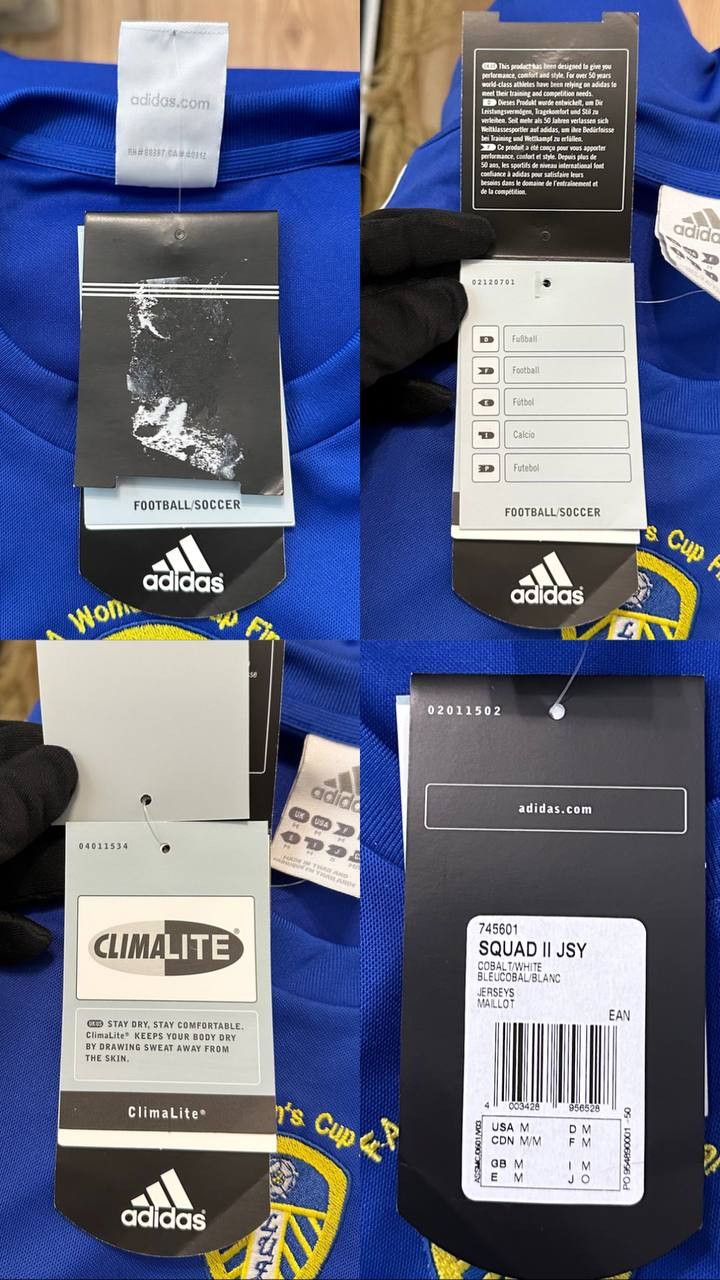 Adidas Leeds United Ladies FA Women's Cup Final 2008 Football Shirt Size US M / EU 48-50 / 2 - 2 Thumbnail