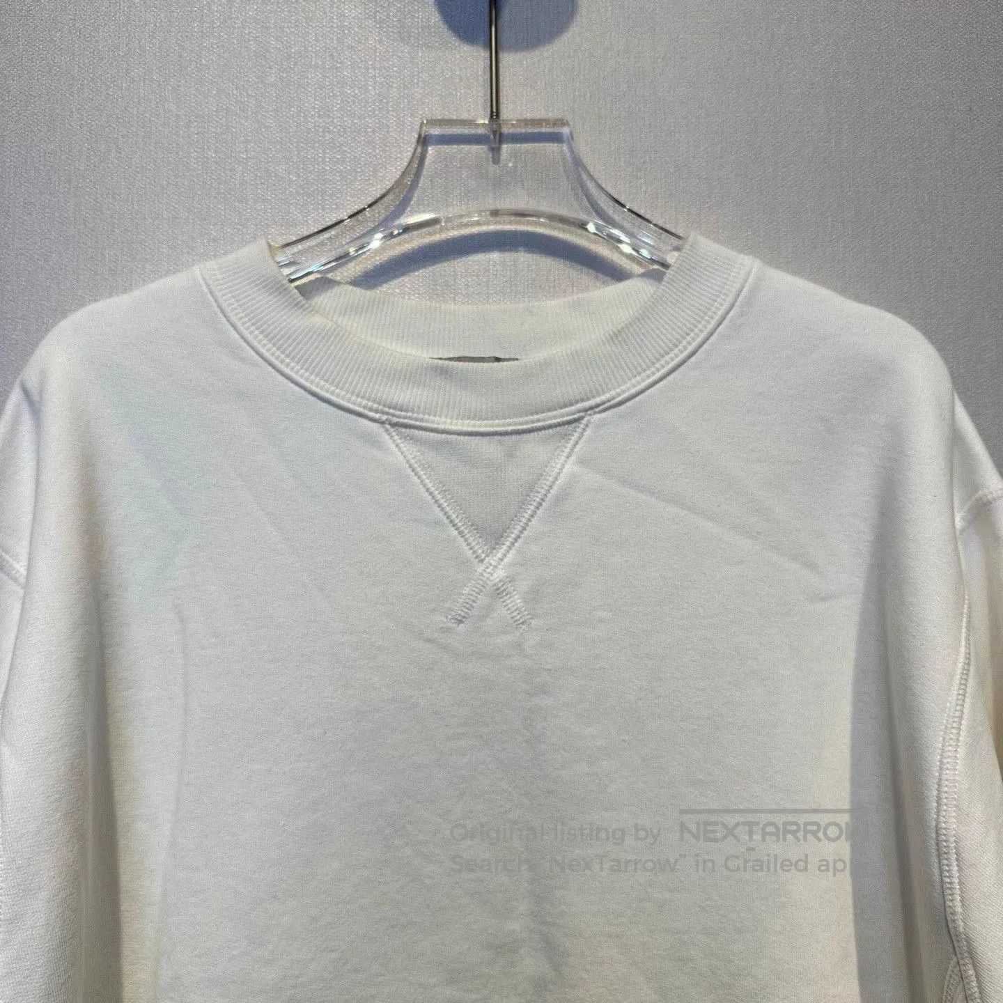 Dior White Long-Sleeve Sweatshirt. Size US M / EU 48-50 / 2 - 2 Thumbnail