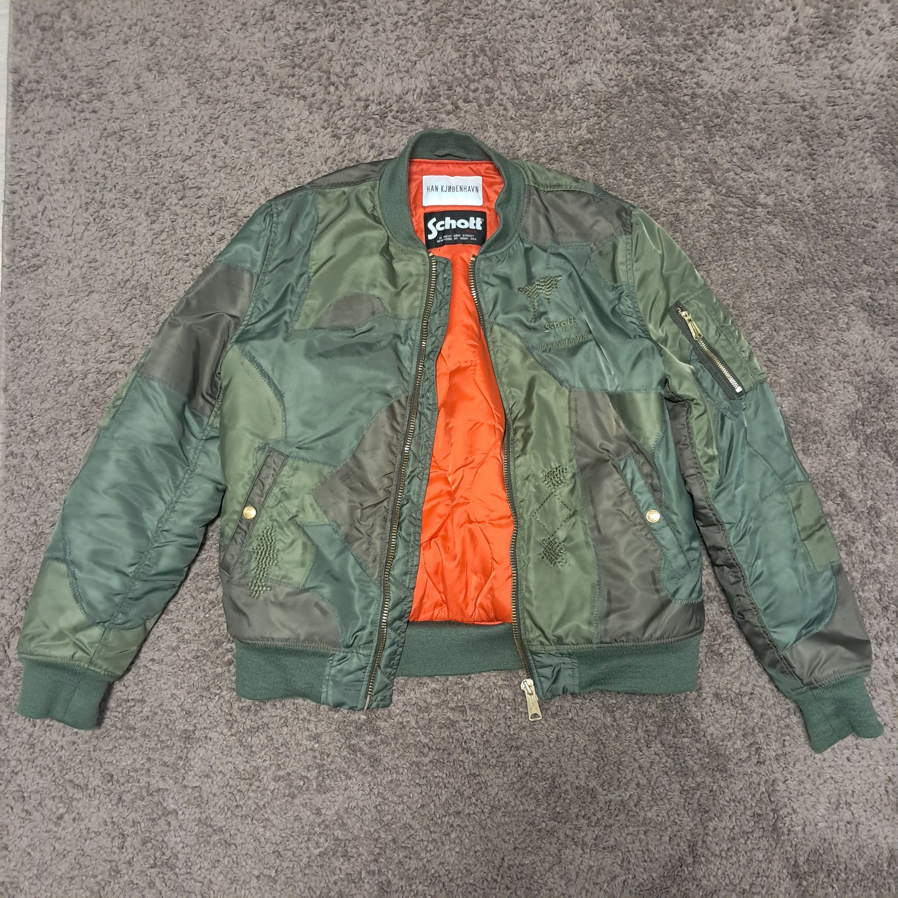 Schott Han kjøbenhavn x schott bomber Size US L / EU 52-54 / 3 - 1 Thumbnail