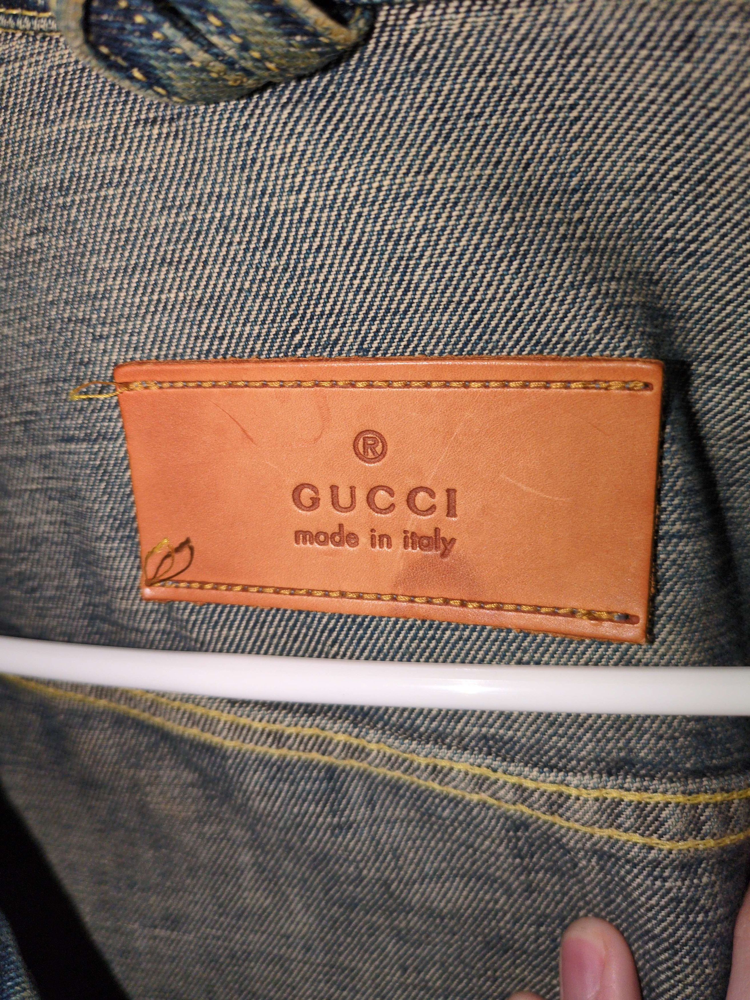 Gucci Tom Ford for Gucci SS04 Western Denim Jacket Size US S / EU 44-46 / 1 - 9 Thumbnail