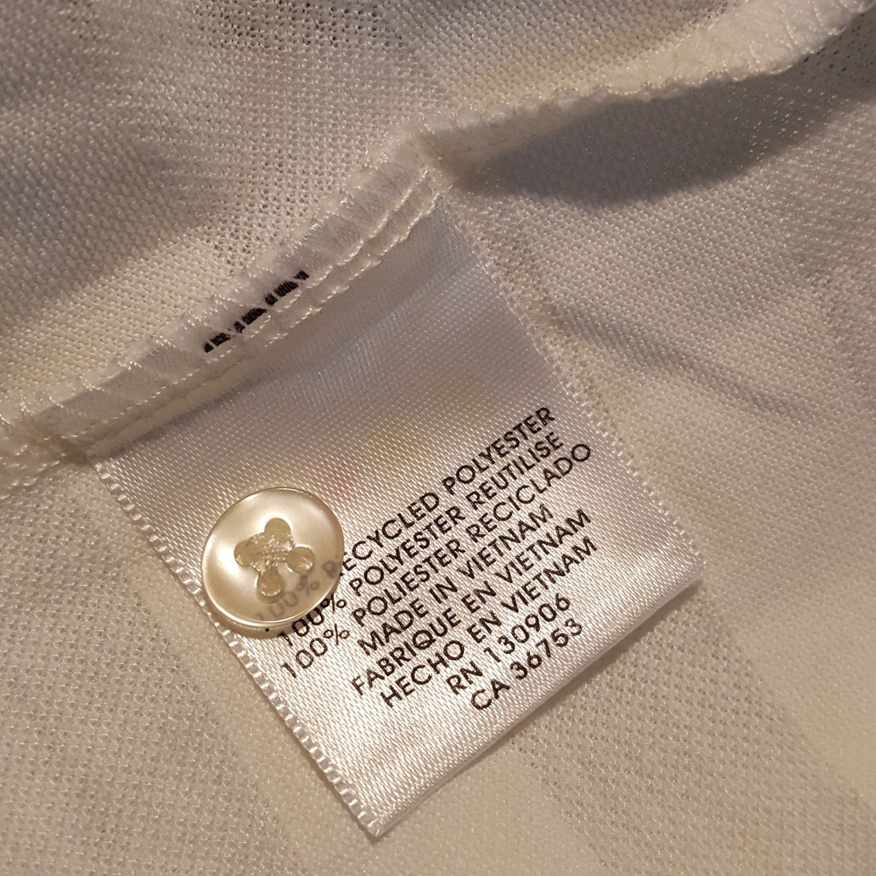 Vintage Tehama Polo Shirt Women S Striped Embroidered Flowers White Breathable Collared Short Sleeve Gym Golf 90s Preppy Athleisure Polo 00s Y2K Women Size S / US 4 / IT 40 - 7 Thumbnail