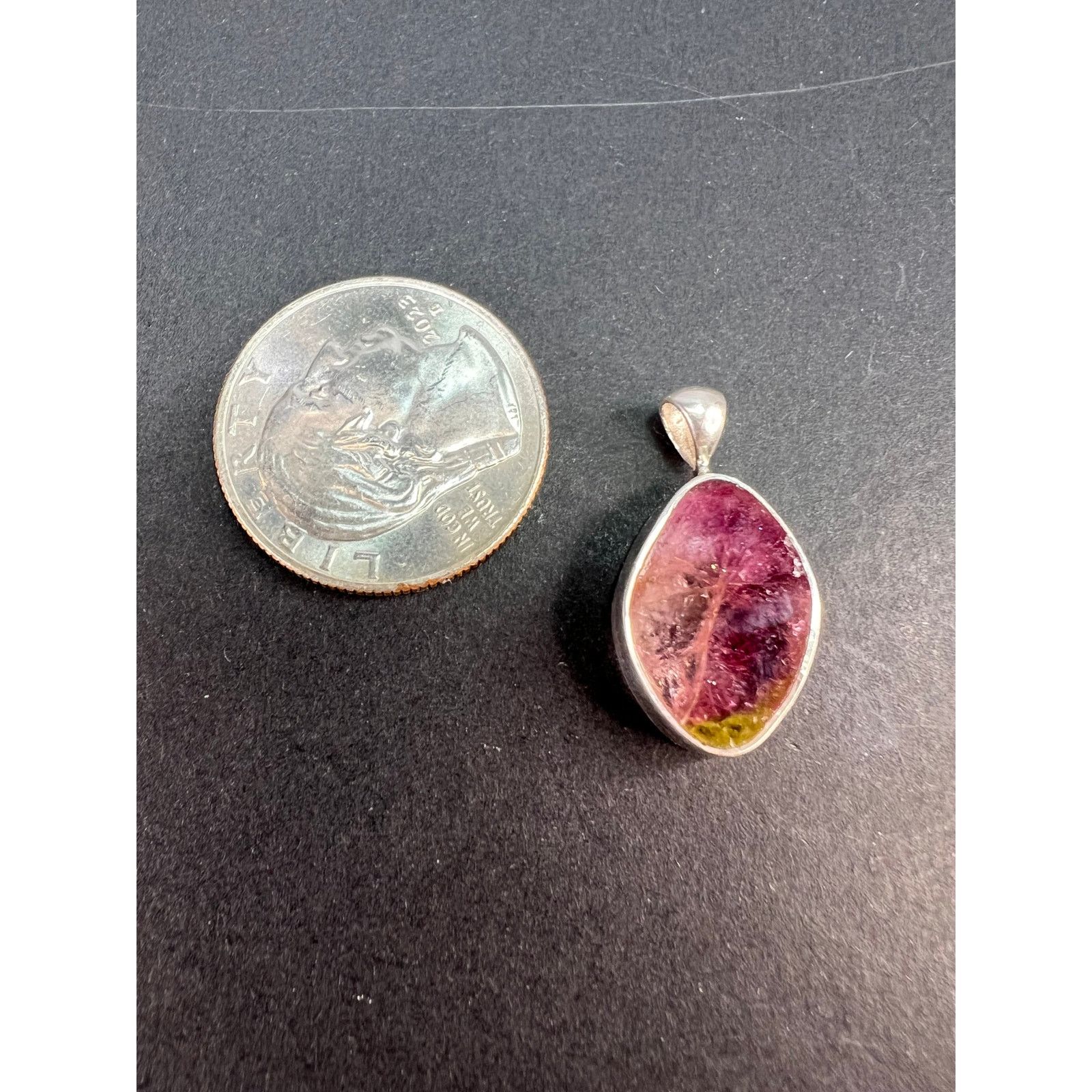 Other NEW Watermelon pink tourmaline 925 pendant 2.51 grams Size ONE SIZE - 2 Thumbnail