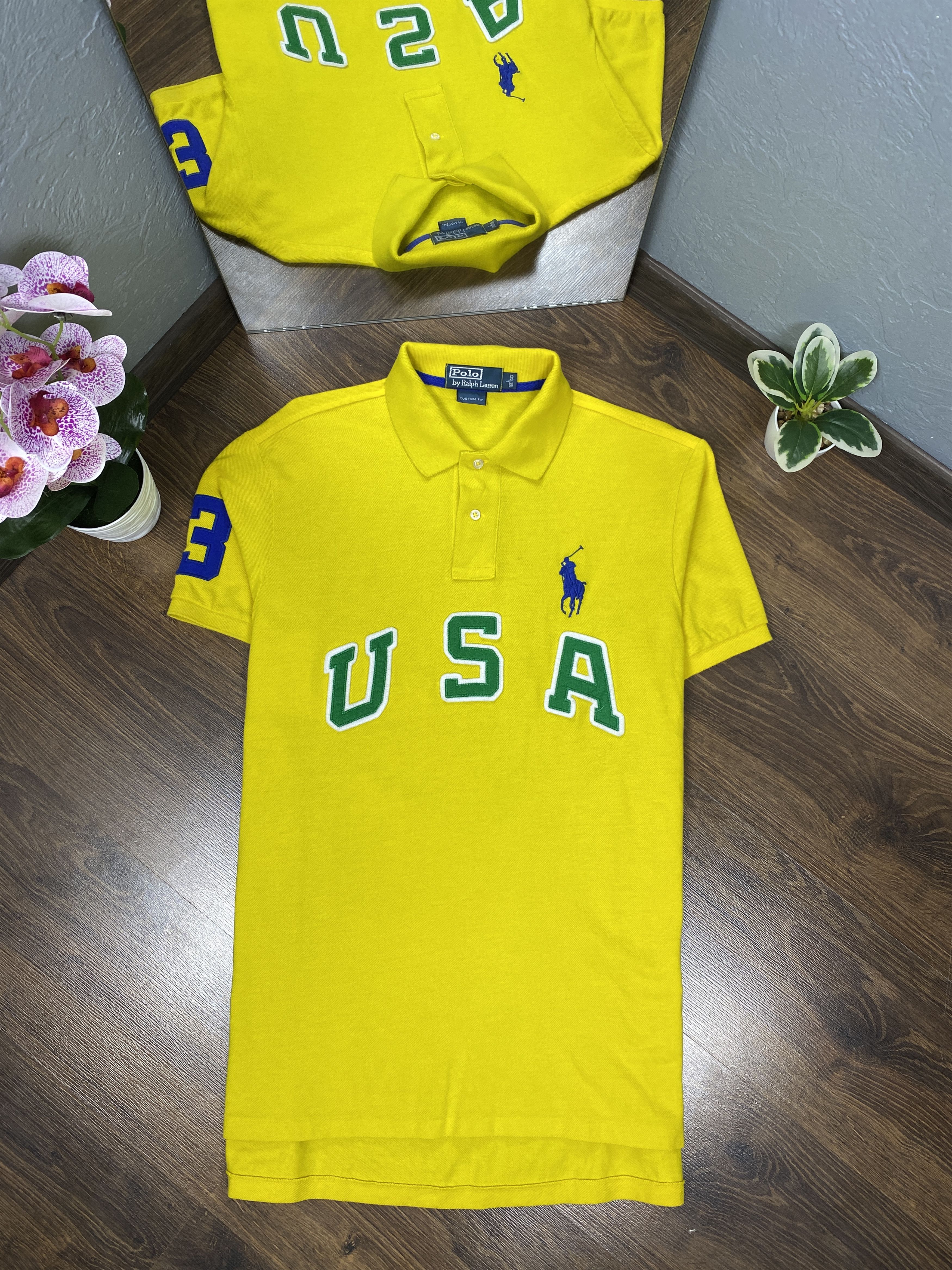 Polo Ralph Lauren × Ralph Lauren Polo Ralph Lauren USA vintage polo shirt Size US L / EU 52-54 / 3 - 1 Thumbnail