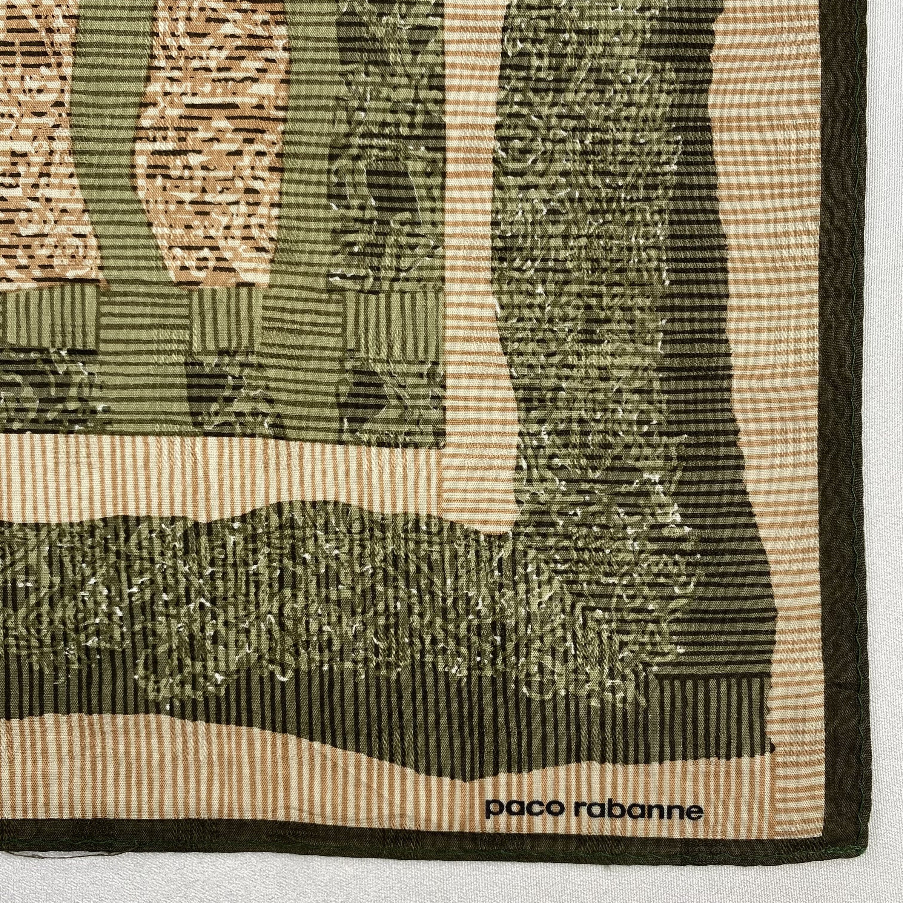 Vintage Paco Rabanne Handkerchief / Neckerchief / Bandana-P1166 Size ONE SIZE - 3 Thumbnail