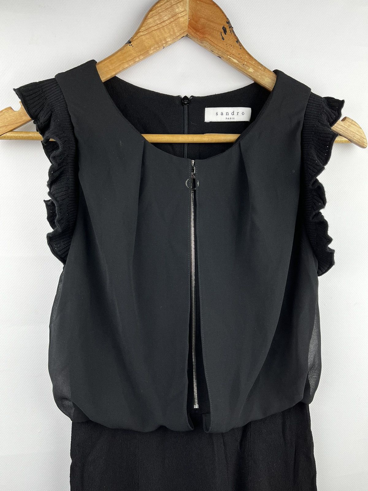 Sandro Sandro Paris two zip up mini dress size 1 Size S / US 4 / IT 40 - 2 Thumbnail