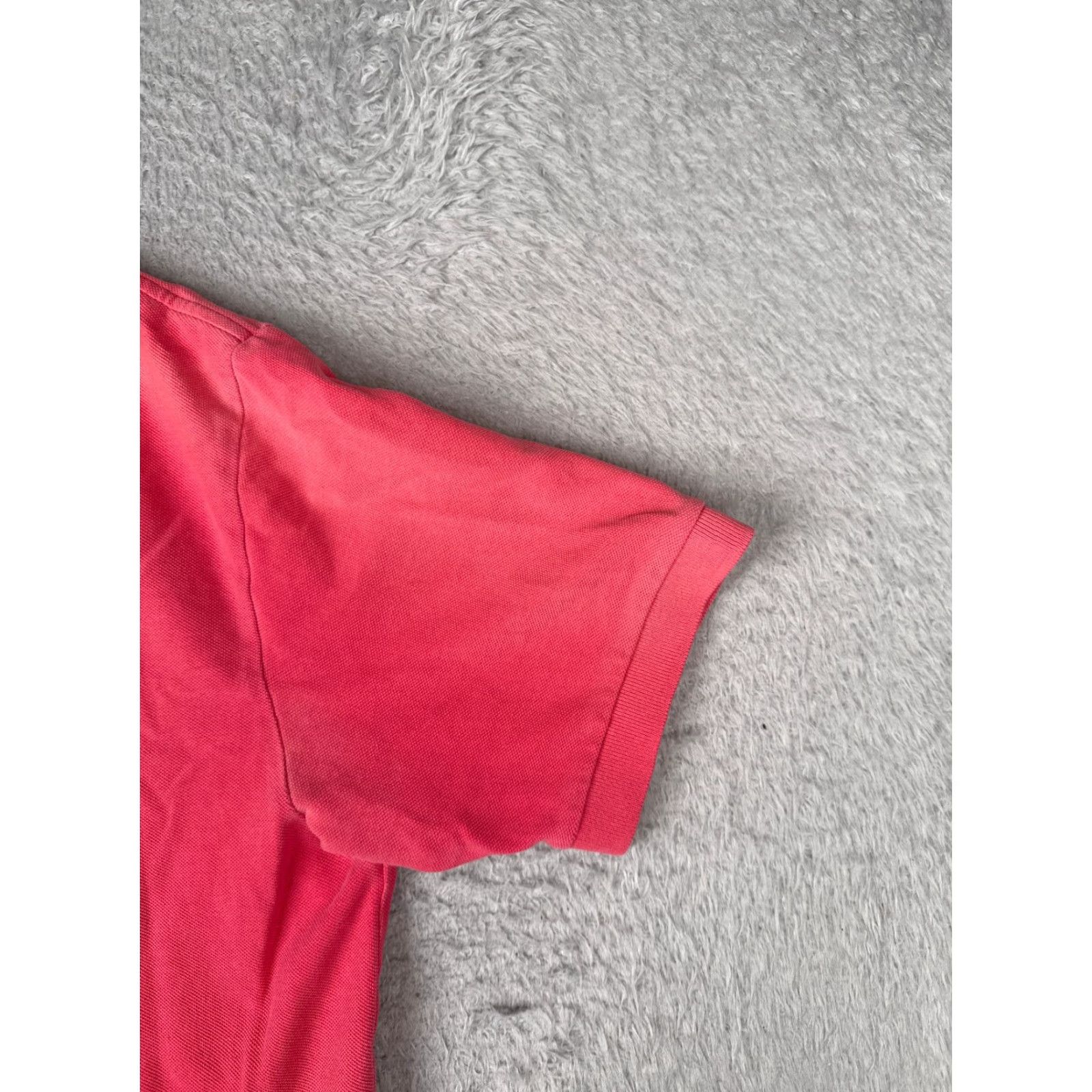 Ralph Lauren VINTAGE Ralph Lauren Polo Shirt Men L Pink 100% Cotton Jersey Slim Regular Crew/Collar Polo Size US L / EU 52-54 / 3 - 2 Thumbnail
