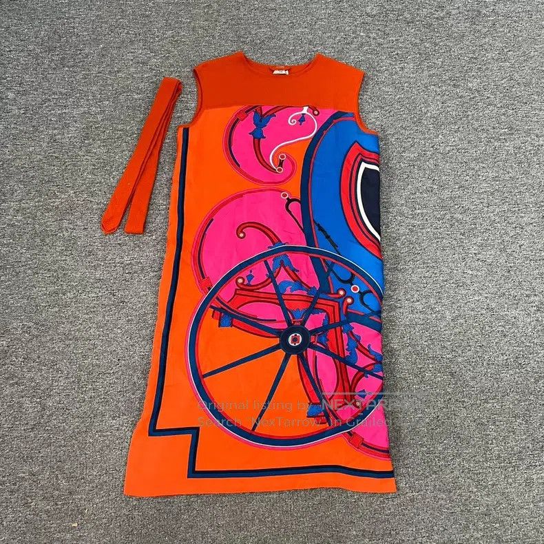 Hermes Hermes Silk Patchwork Dress Size XS / US 0-2 / IT 36-38 - 1 Thumbnail