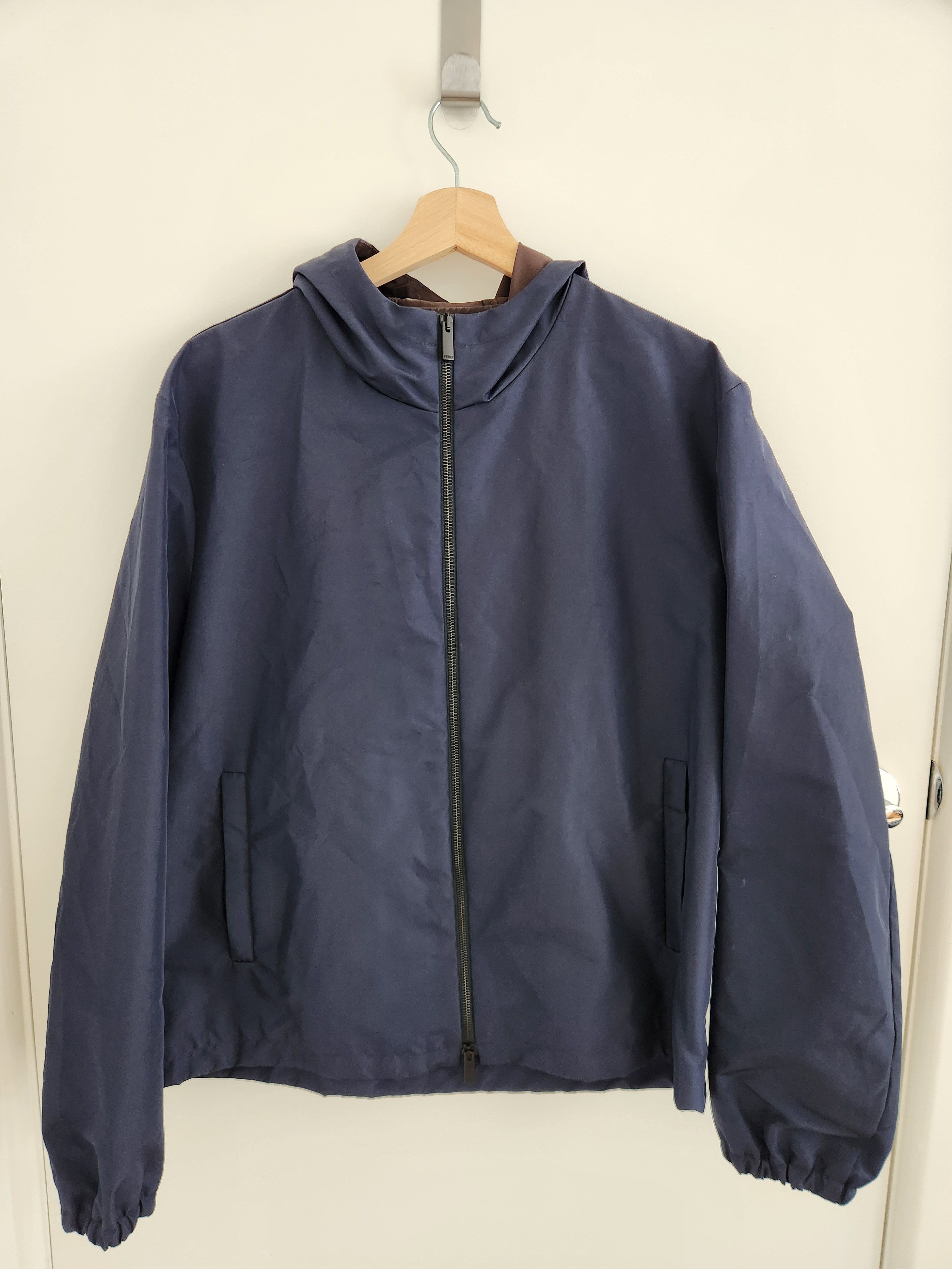 Fendi Fendi monster bug eye spray jacket dark blue and brown Size US M / EU 48-50 / 2 - 2 Thumbnail