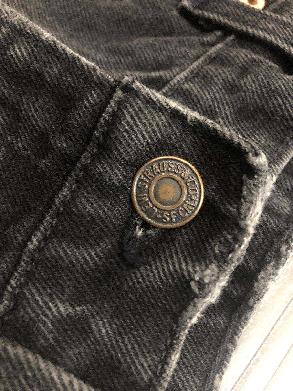Levi's Levi's 🇺🇸 550 black cutoff shark bite daisy dukes vintage 26 Size 26" / US 2 / IT 38 - 10 Thumbnail
